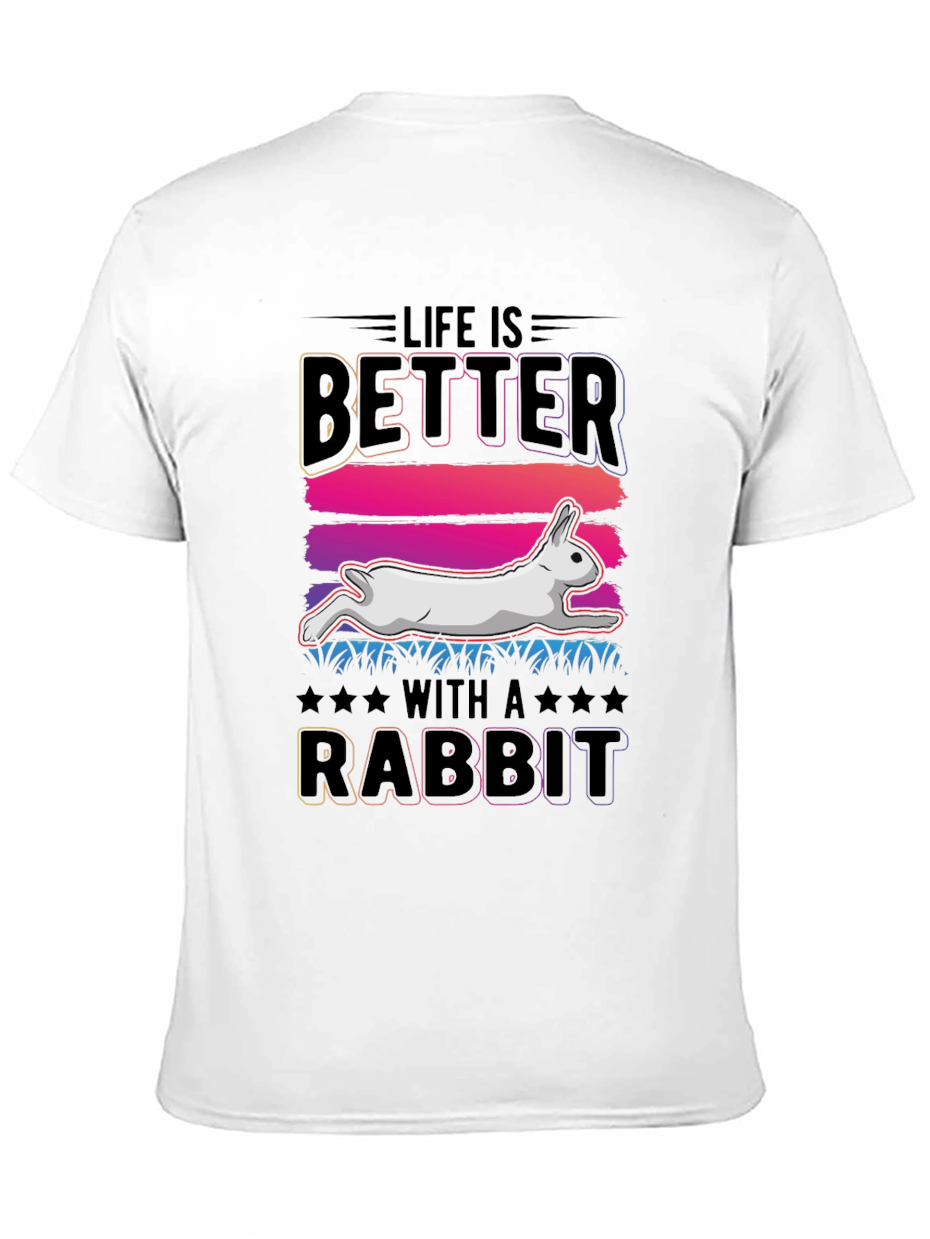 Black Life is Better with a Rabbit T-Shirt view 11