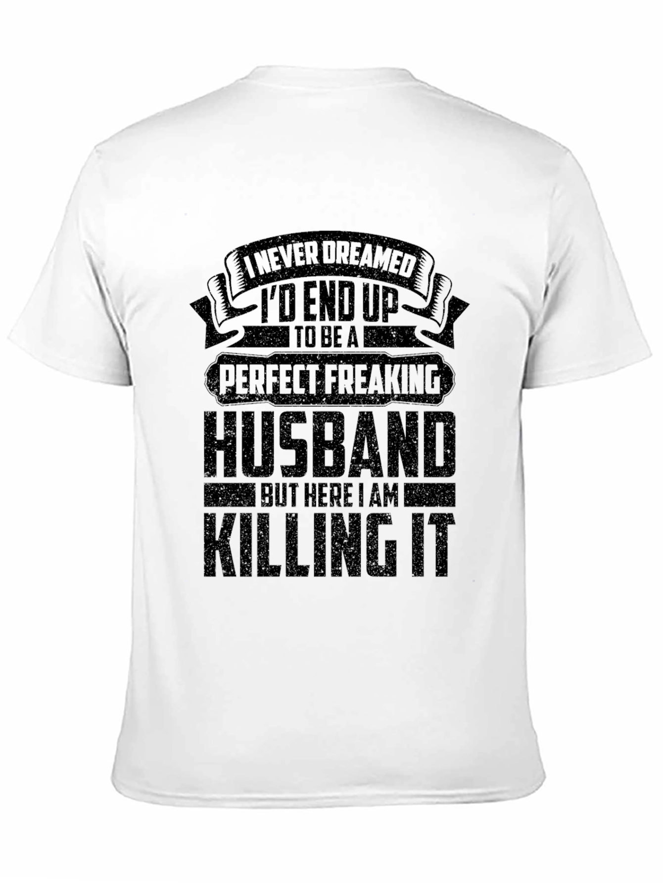 Black Perfect Freaking Husband T-Shirt view 11