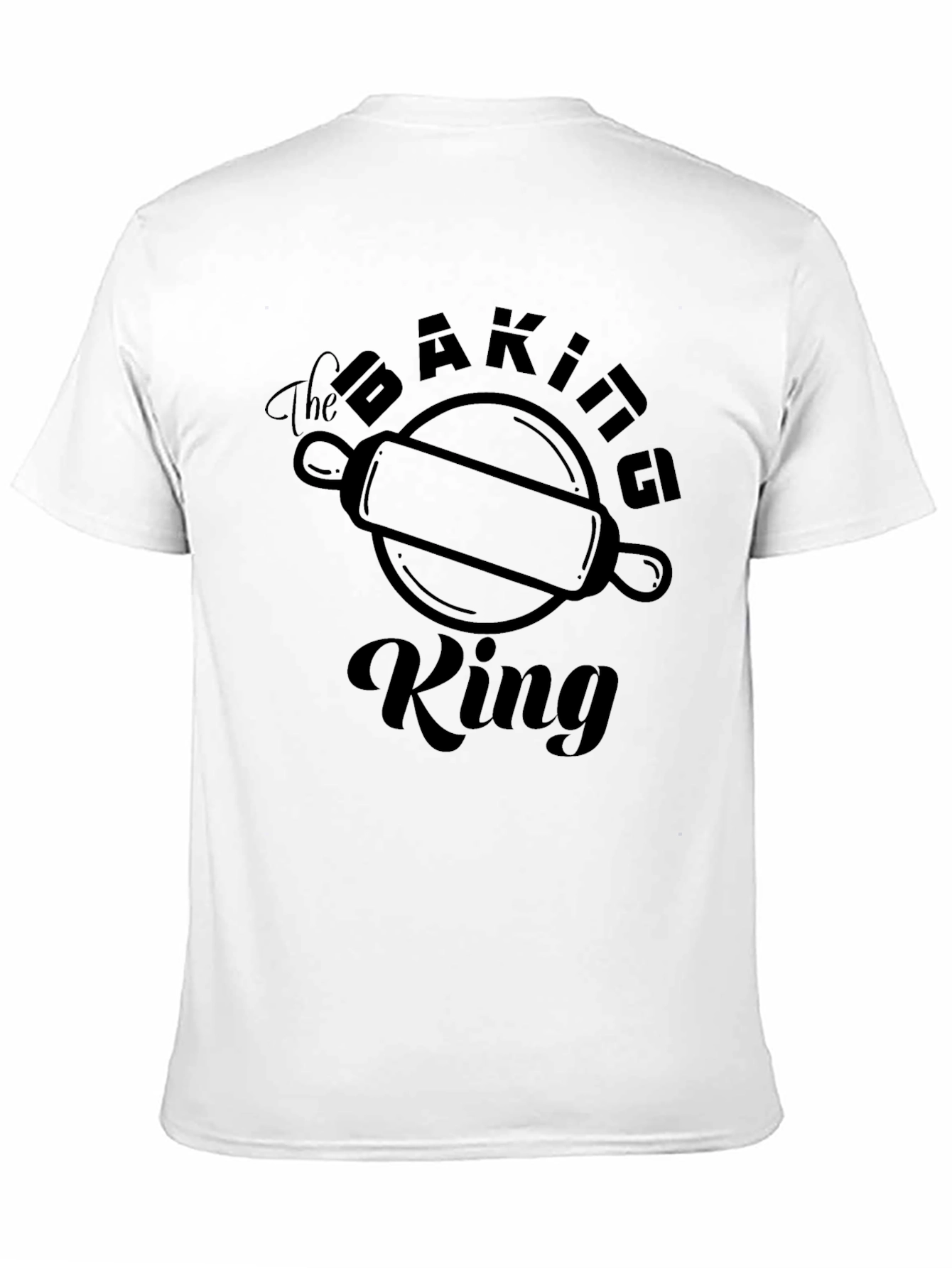 Black The Baking King Graphic T-Shirt view 11