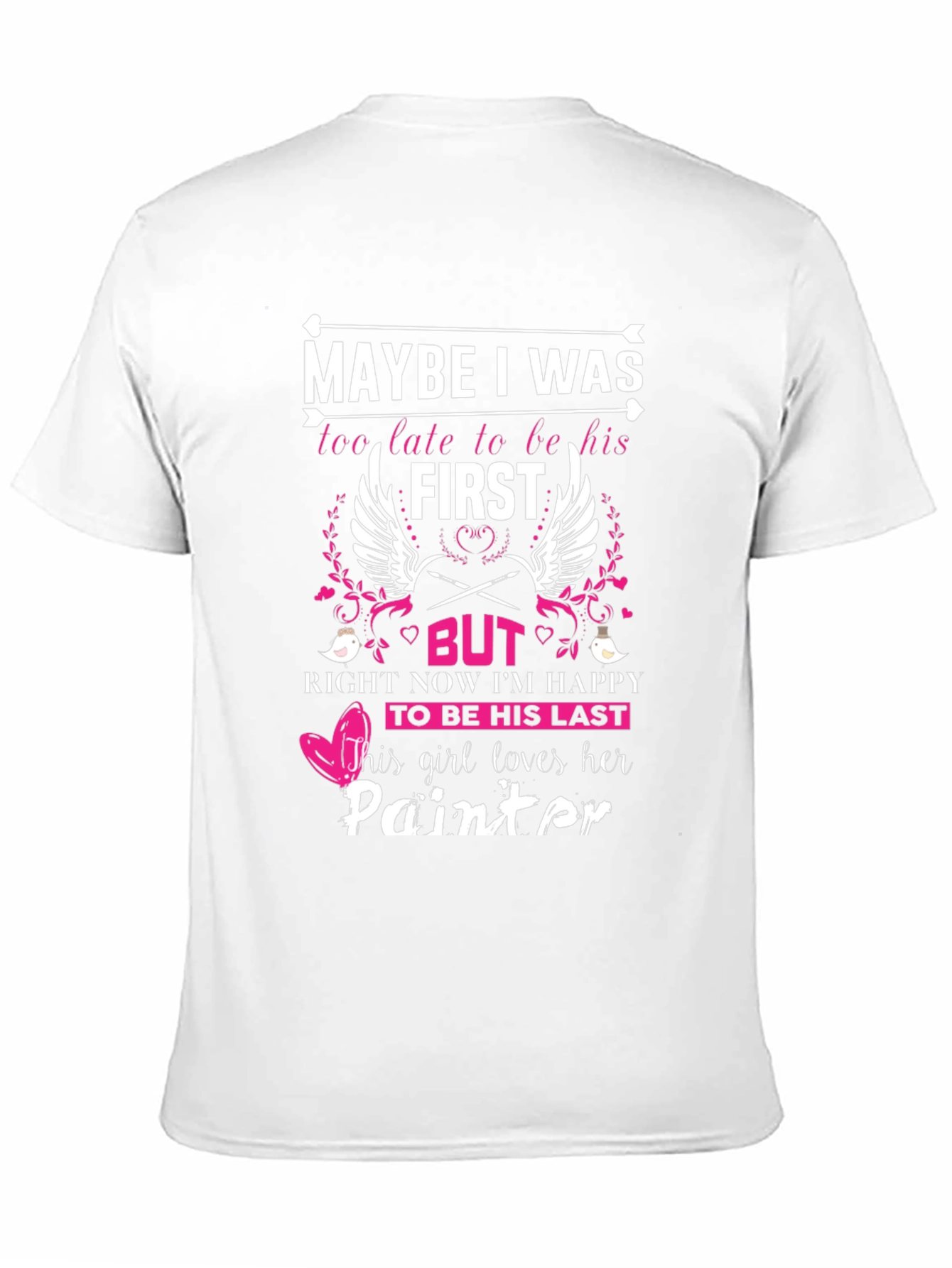 Black Painter's Girl T-Shirt, Last Love Tee view 11