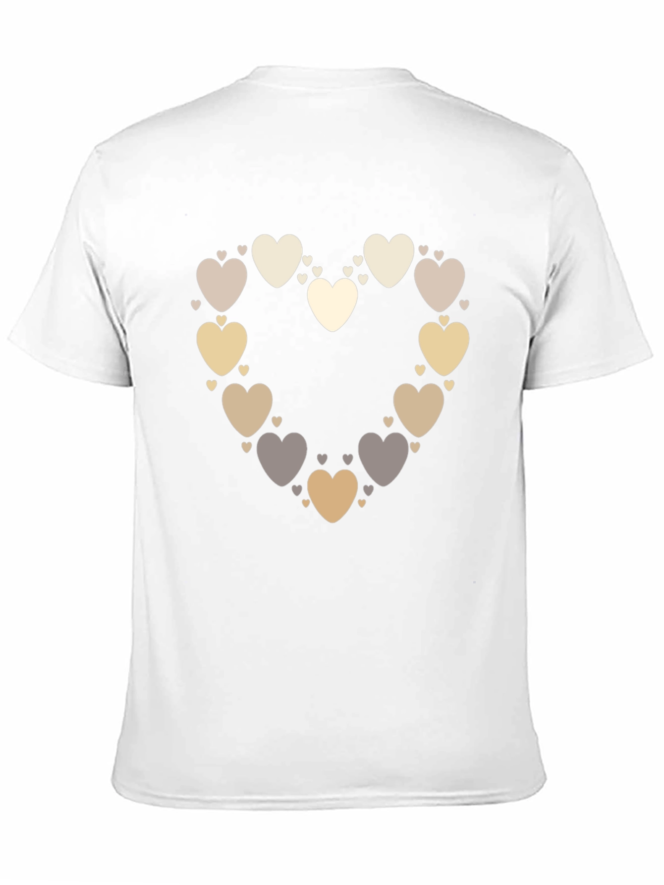 Black Heart of Hearts Graphic Tee - Black Casual Shirt view 11