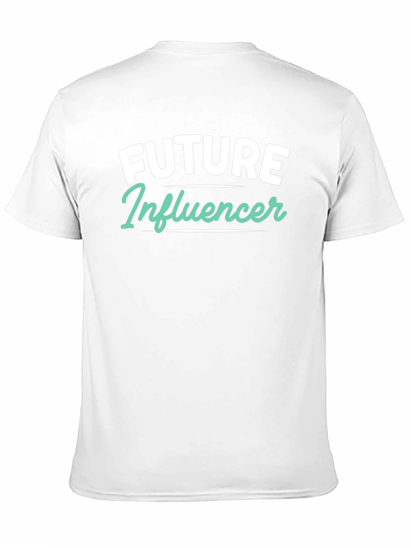 Black Future Influencer Graphic Tee - Stylish Black T-Shirt view 11