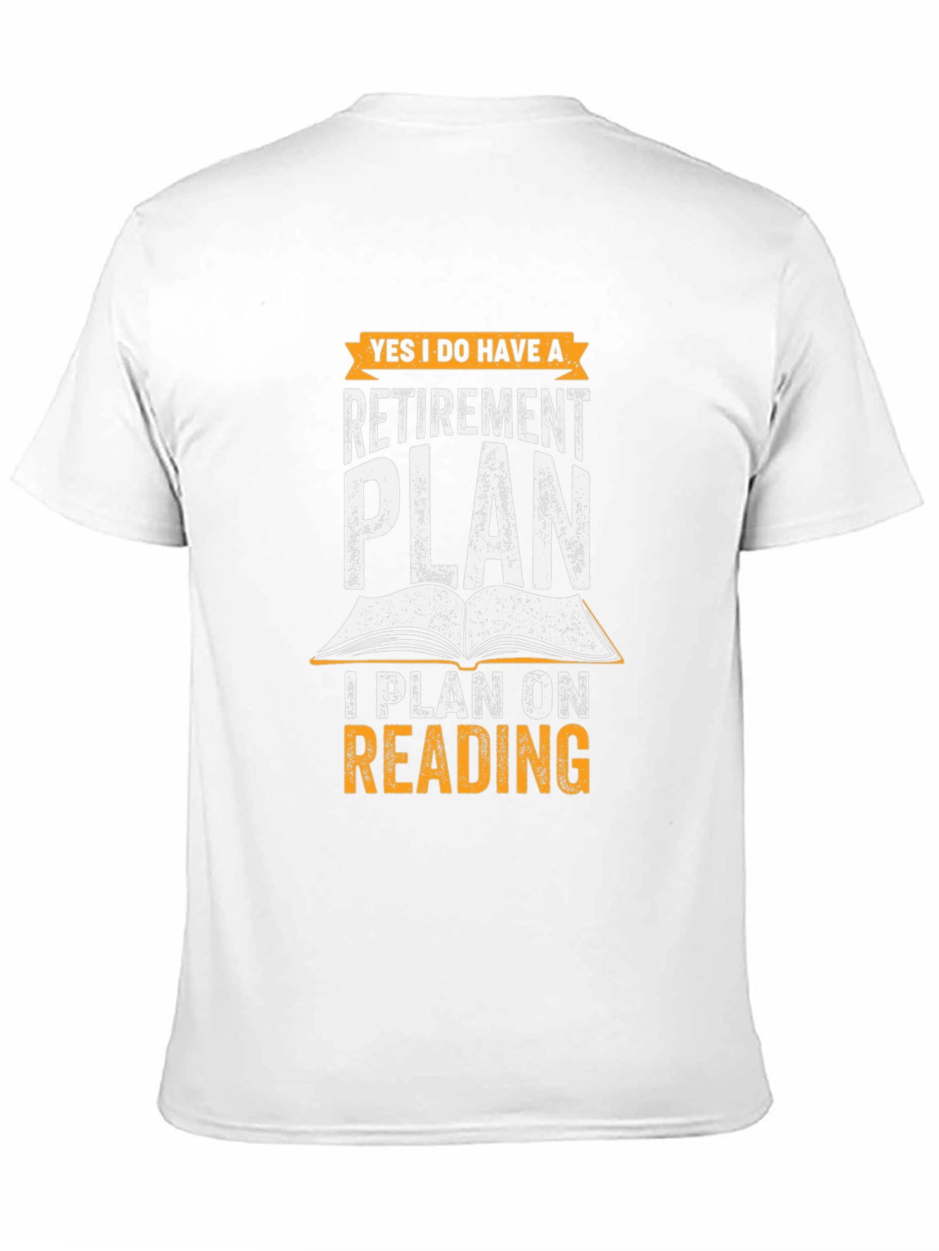 Black Retirement Plan Reading T-Shirt view 11