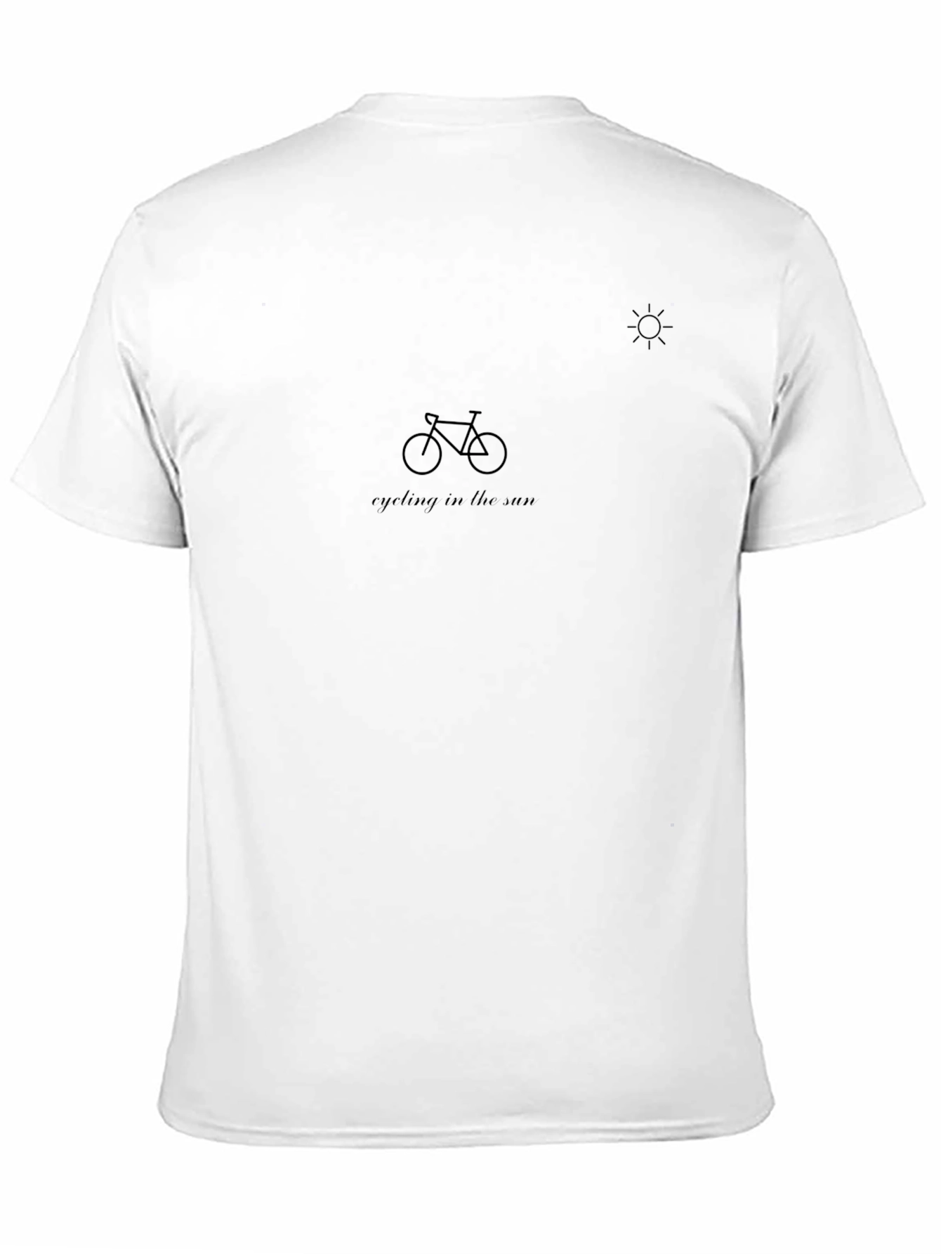 Black Cycling in the Sun Graphic Tee view 11