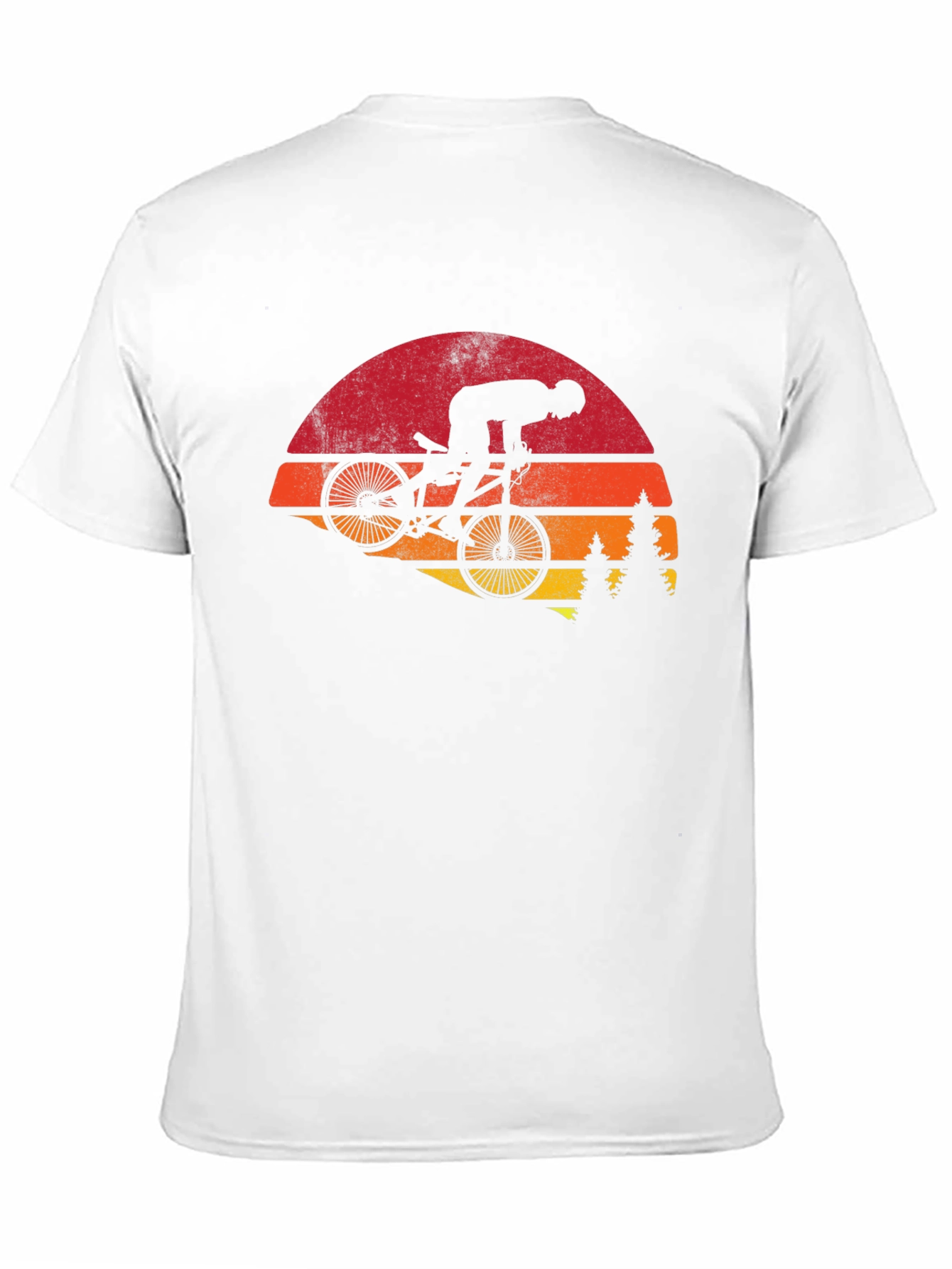 Black Mountain Bike Sunset Graphic Tee view 11