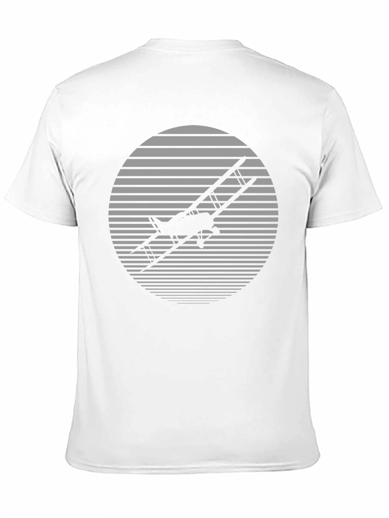 Black Vintage Airplane T-Shirt - Retro Style Black Tee view 11