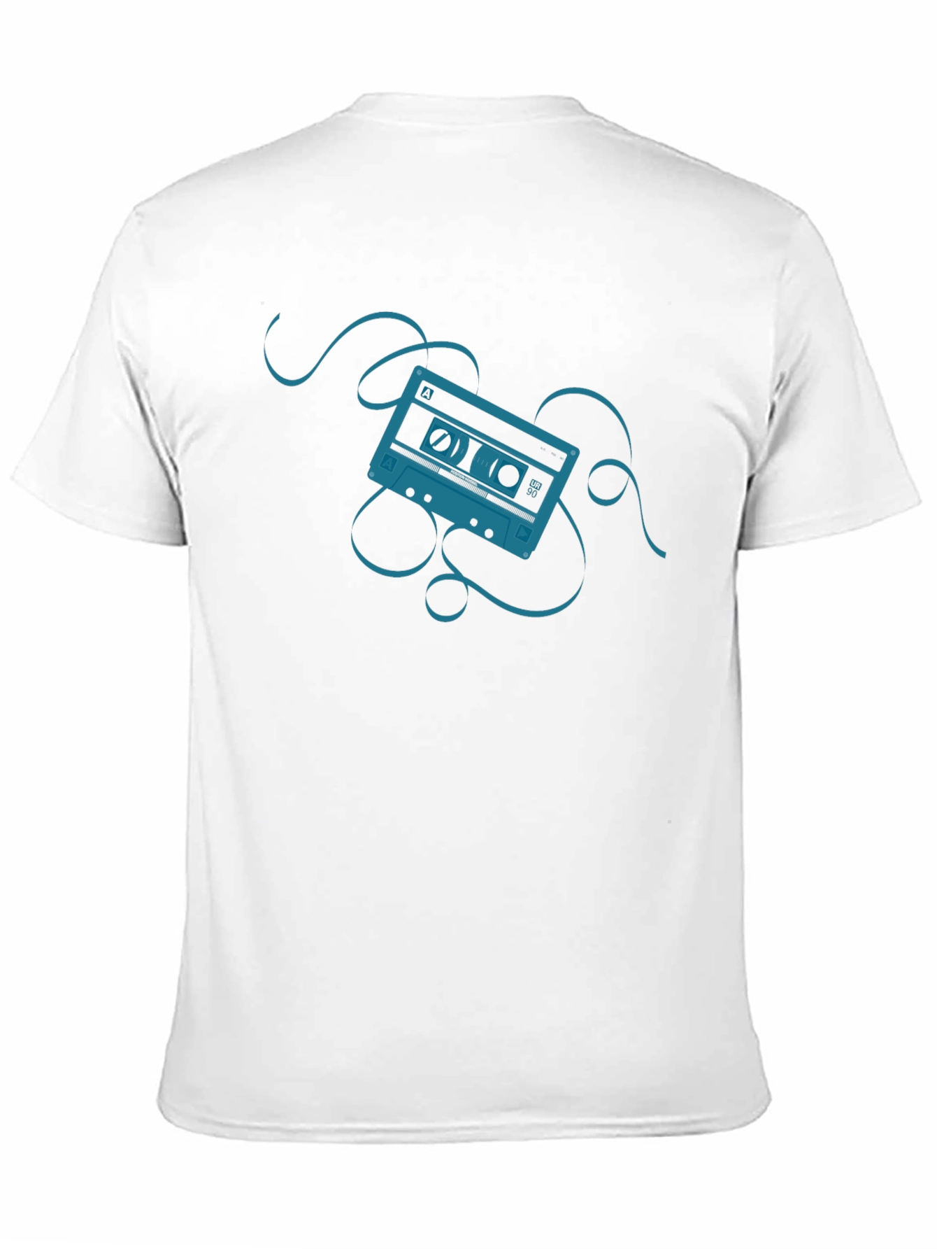 Black Retro Cassette Graphic T-Shirt view 11