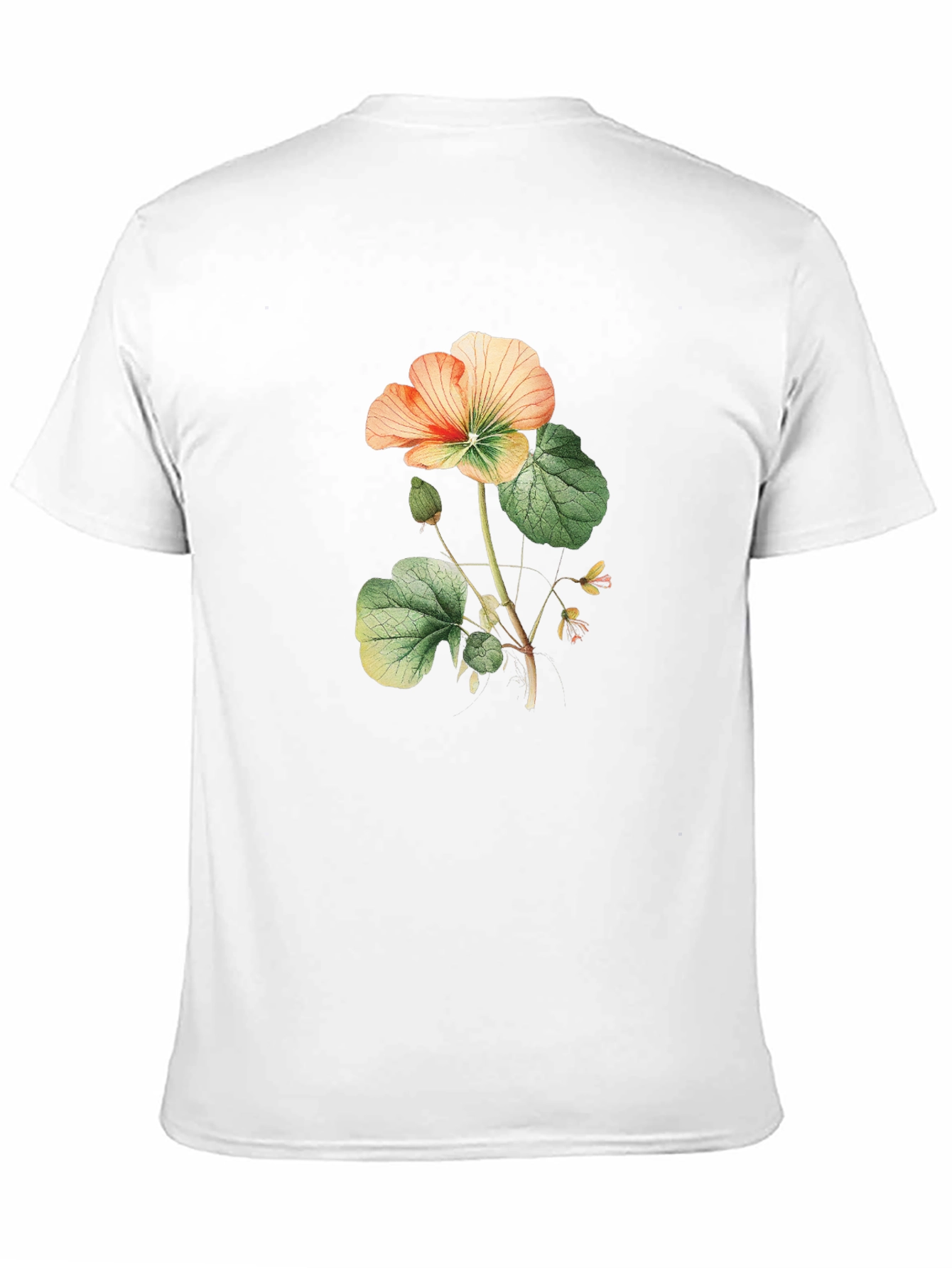 Black Floral Print Black T-Shirt view 11