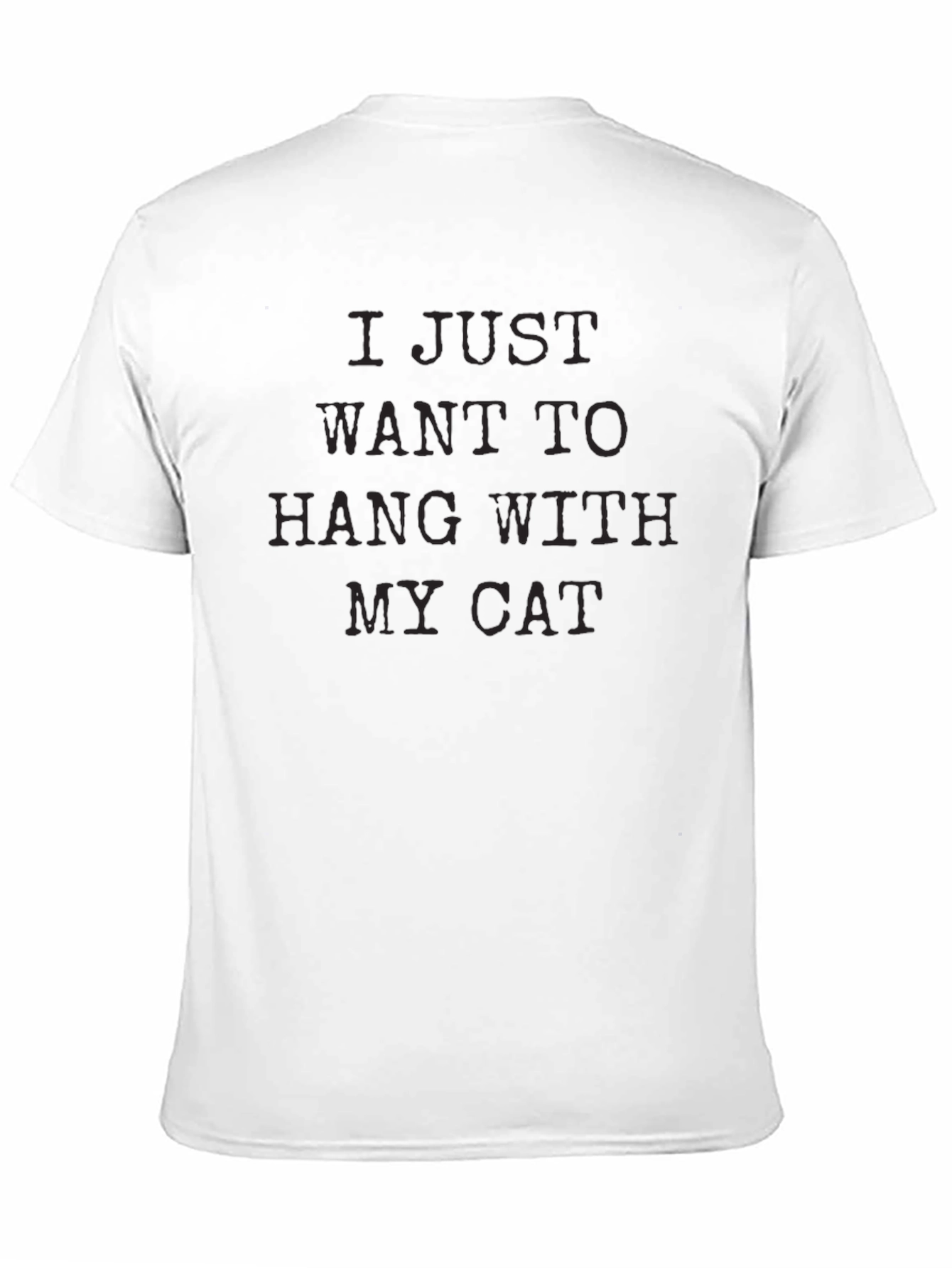 Black Cat Lover T-Shirt: I Just Want to Hang With My Cat view 11