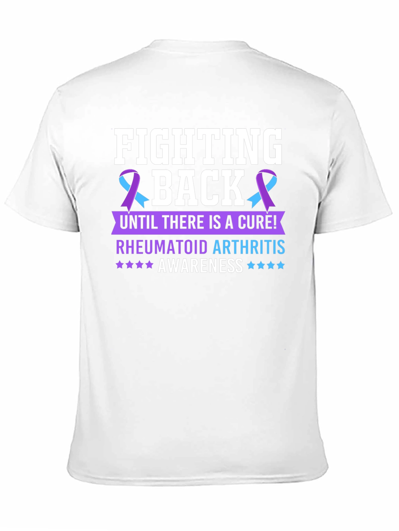 Black Rheumatoid Arthritis Awareness T-Shirt view 11