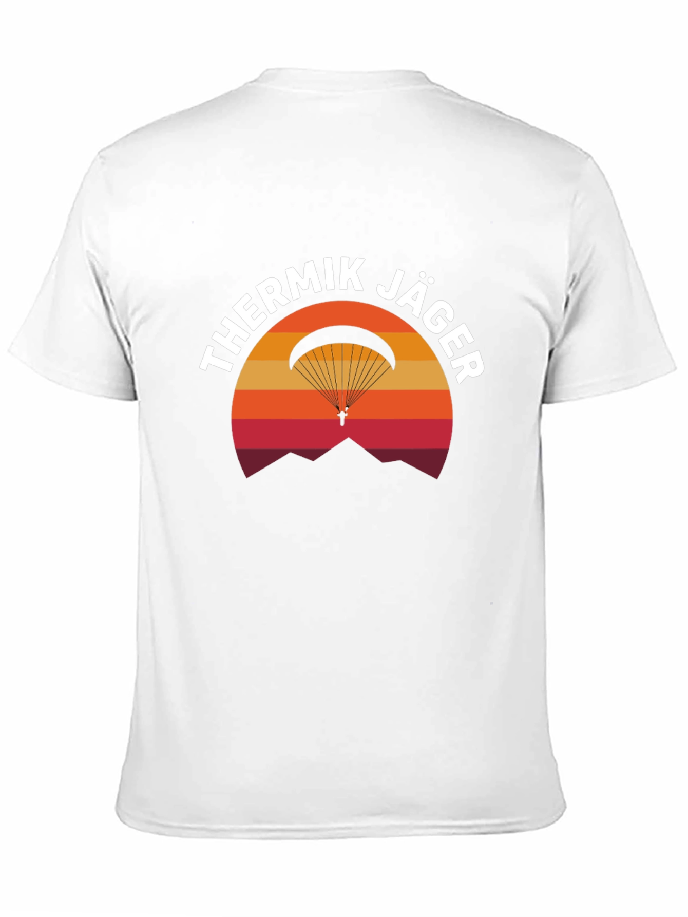 Black Thermik Jäger Paragliding T-Shirt view 11