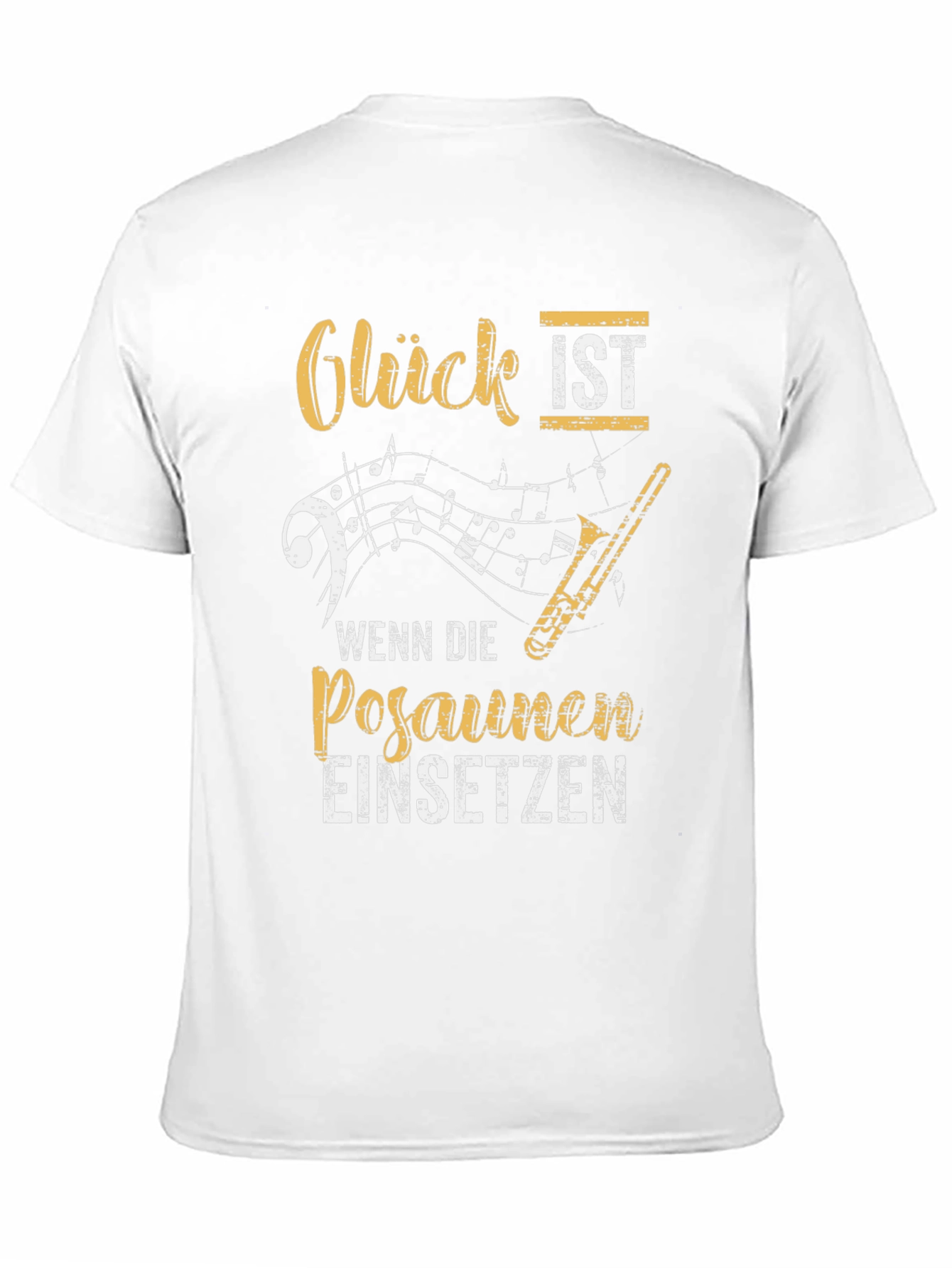 Black Gluck Ist Trombone Player T-Shirt view 11
