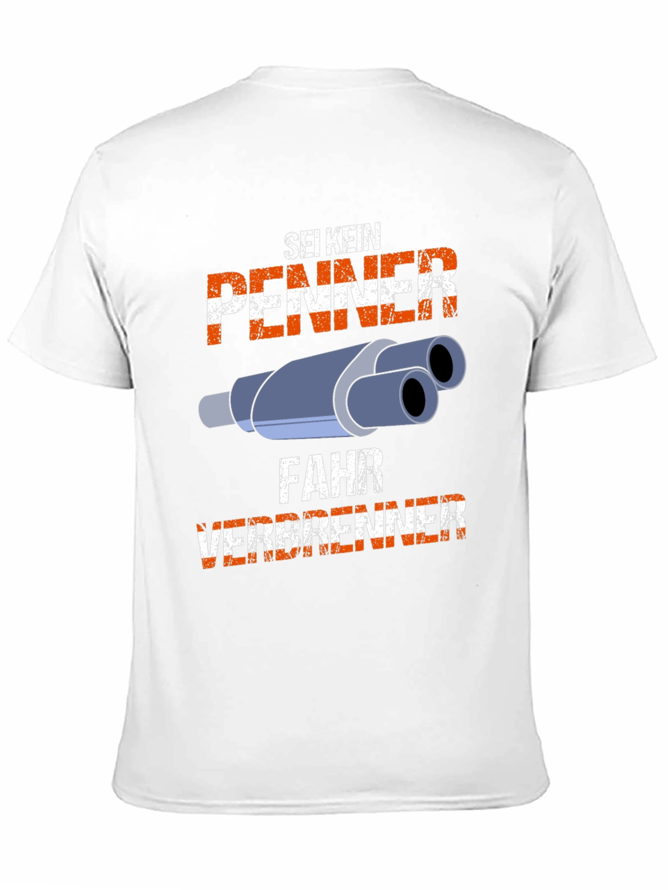 Black Sei Kein Penner Fahr Verbrenner Graphic T-Shirt view 11