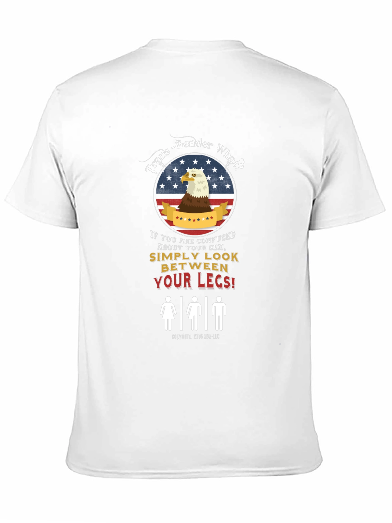 Black Controversial Humor T-Shirt: Trans-Gender What? view 11