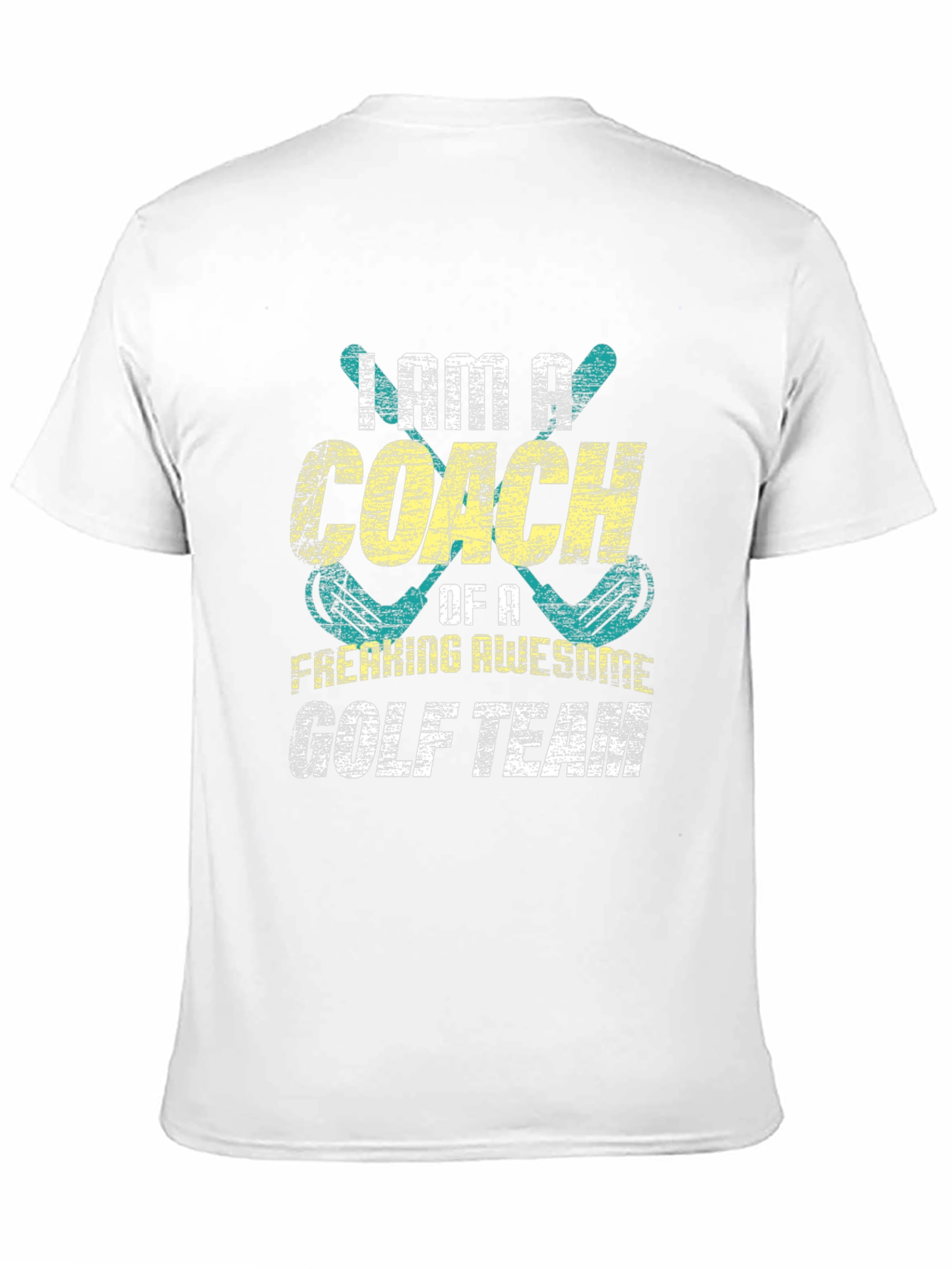 Black Golf Coach T-Shirt - Awesome Team Graphic Tee view 11