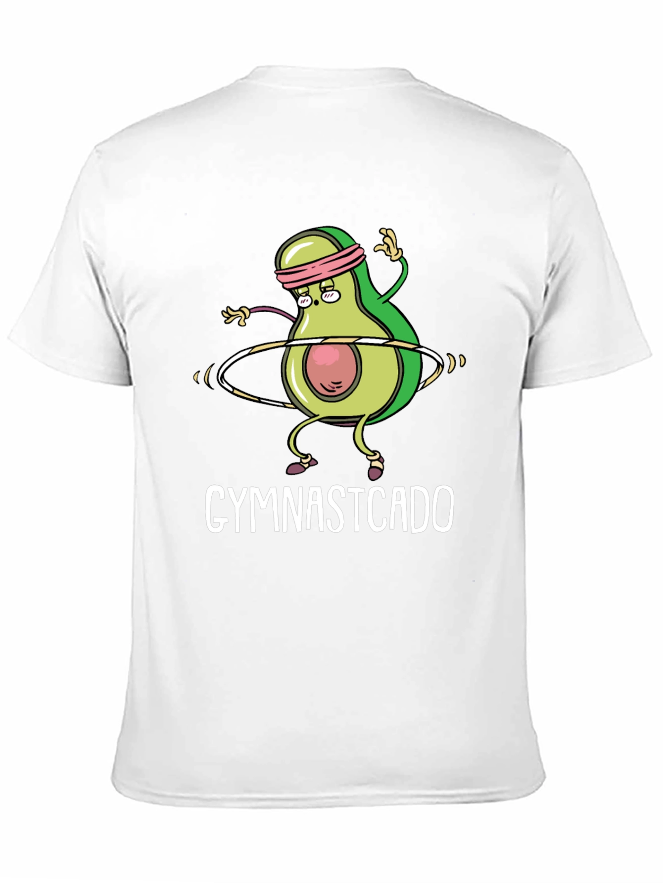 Black Gymnastcado Avocado Gymnast T-Shirt view 11
