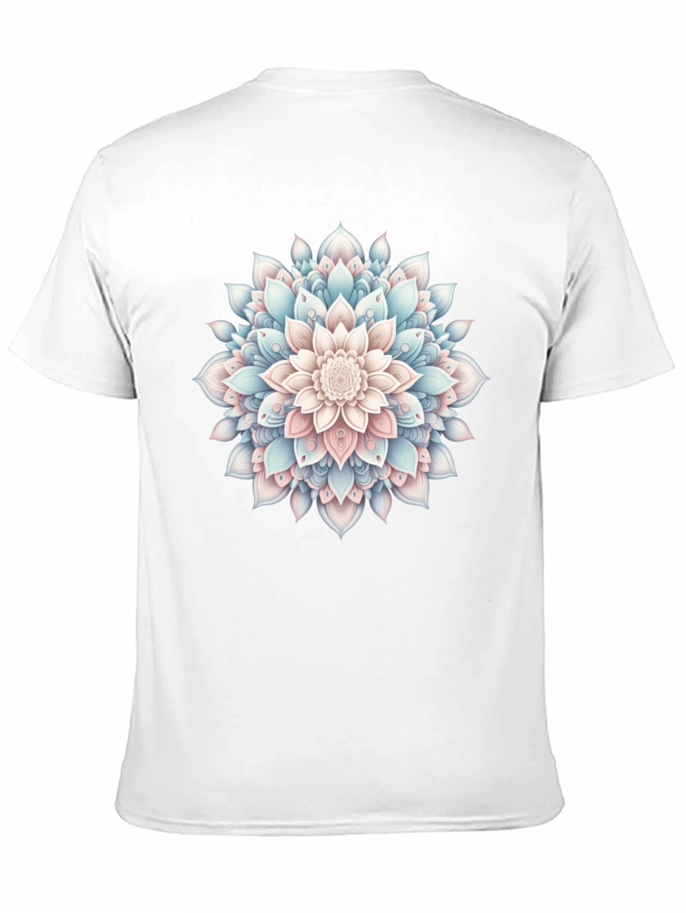 Black Mandala Flower Graphic Tee - Casual Style view 11