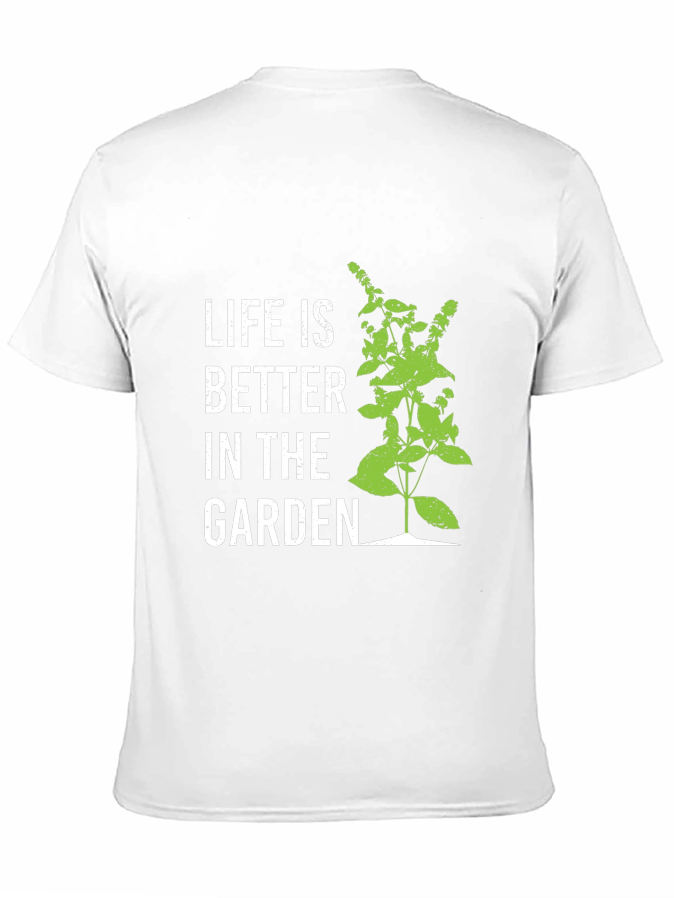 Black Life is Better in the Garden Black T-Shirt view 11