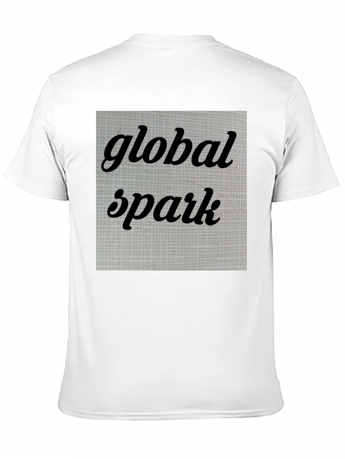 Black Global Spark Graphic Tee - Trendy Black T-Shirt view 11