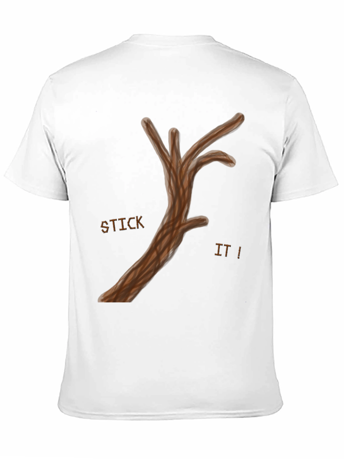 Black Humorous "Stick It!" Graphic Tee - Casual Comfort view 11