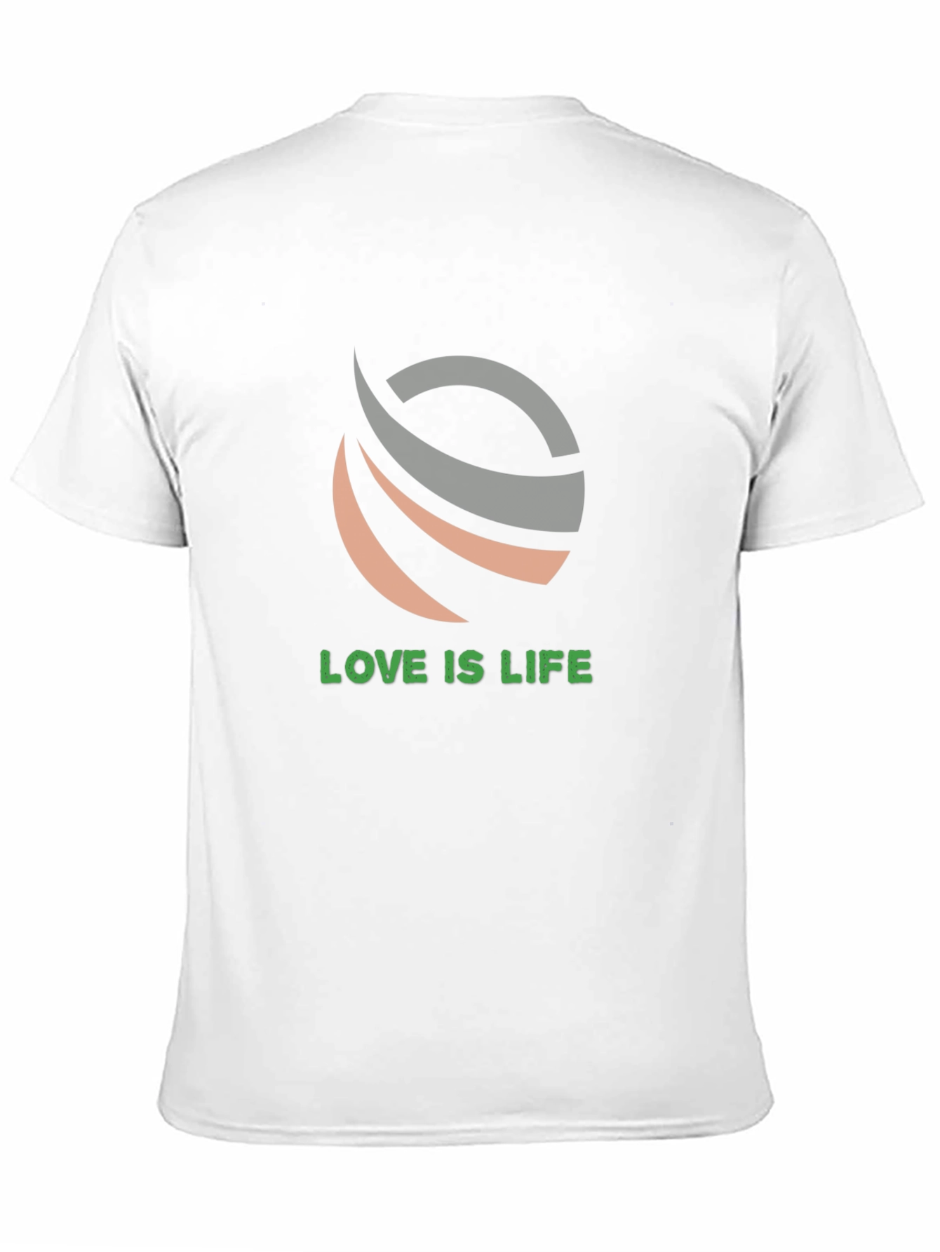 Black Love is Life T-Shirt - Black Crew Neck Tee view 11