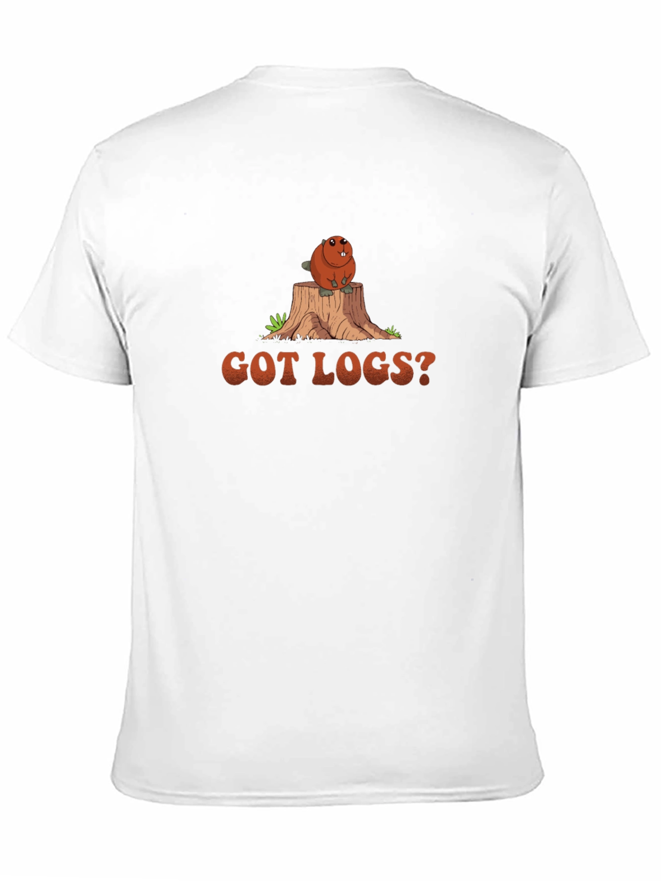 Black Got Logs? Beaver Graphic T-Shirt view 11