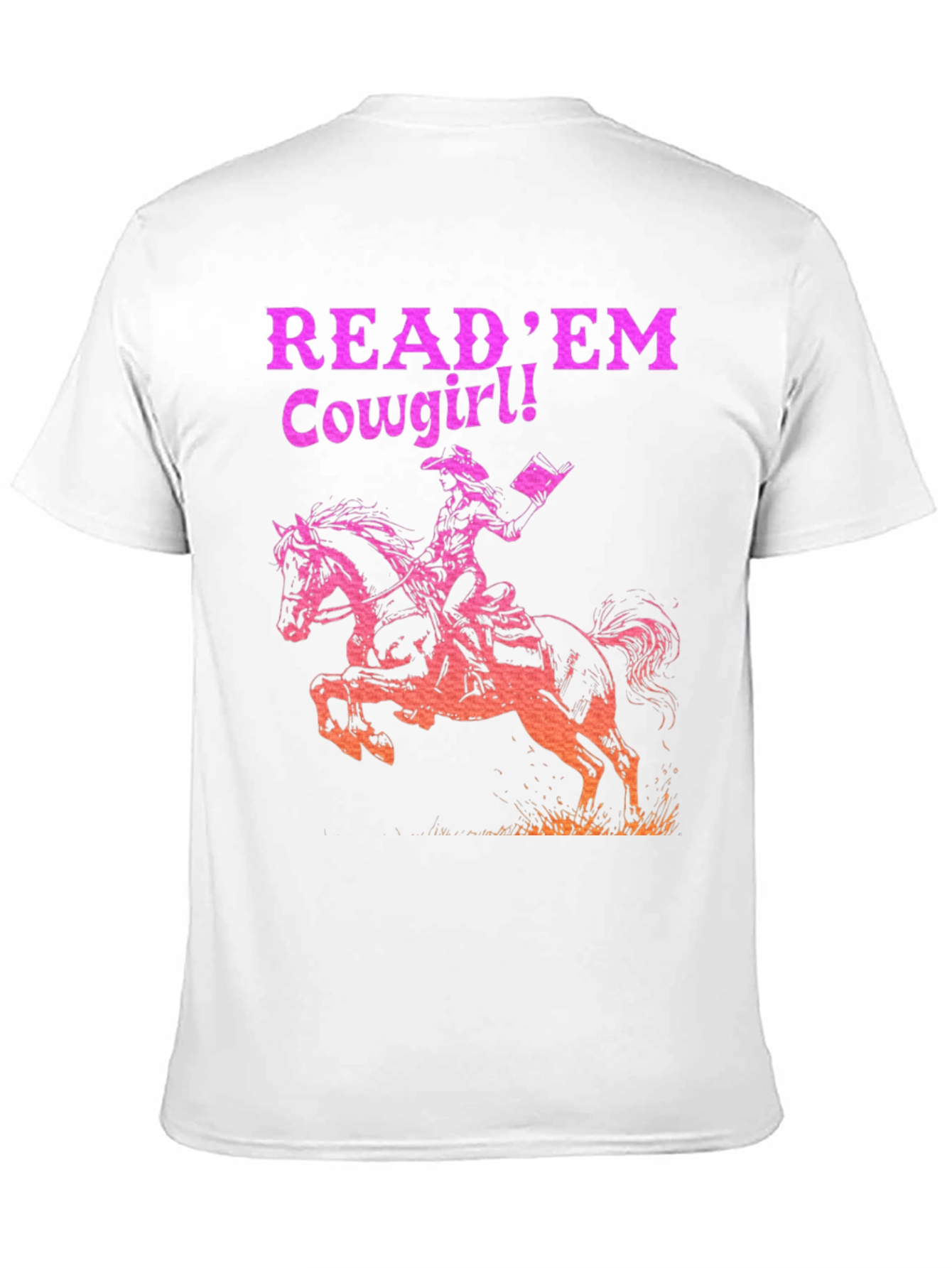 Black Read 'Em Cowgirl! Graphic Tee - Western Style view 11