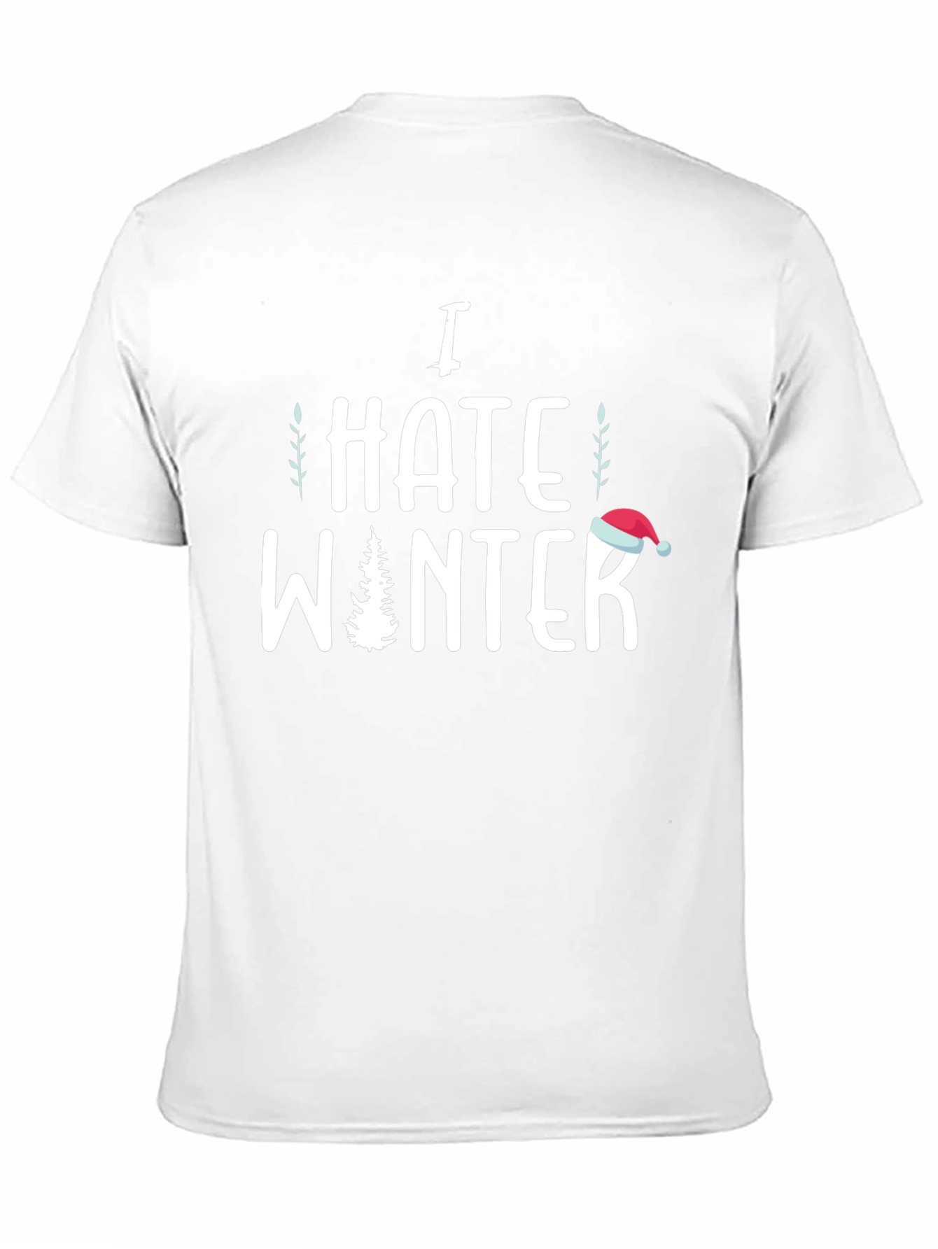 Black I Hate Winter Graphic Tee - Holiday Humor view 11