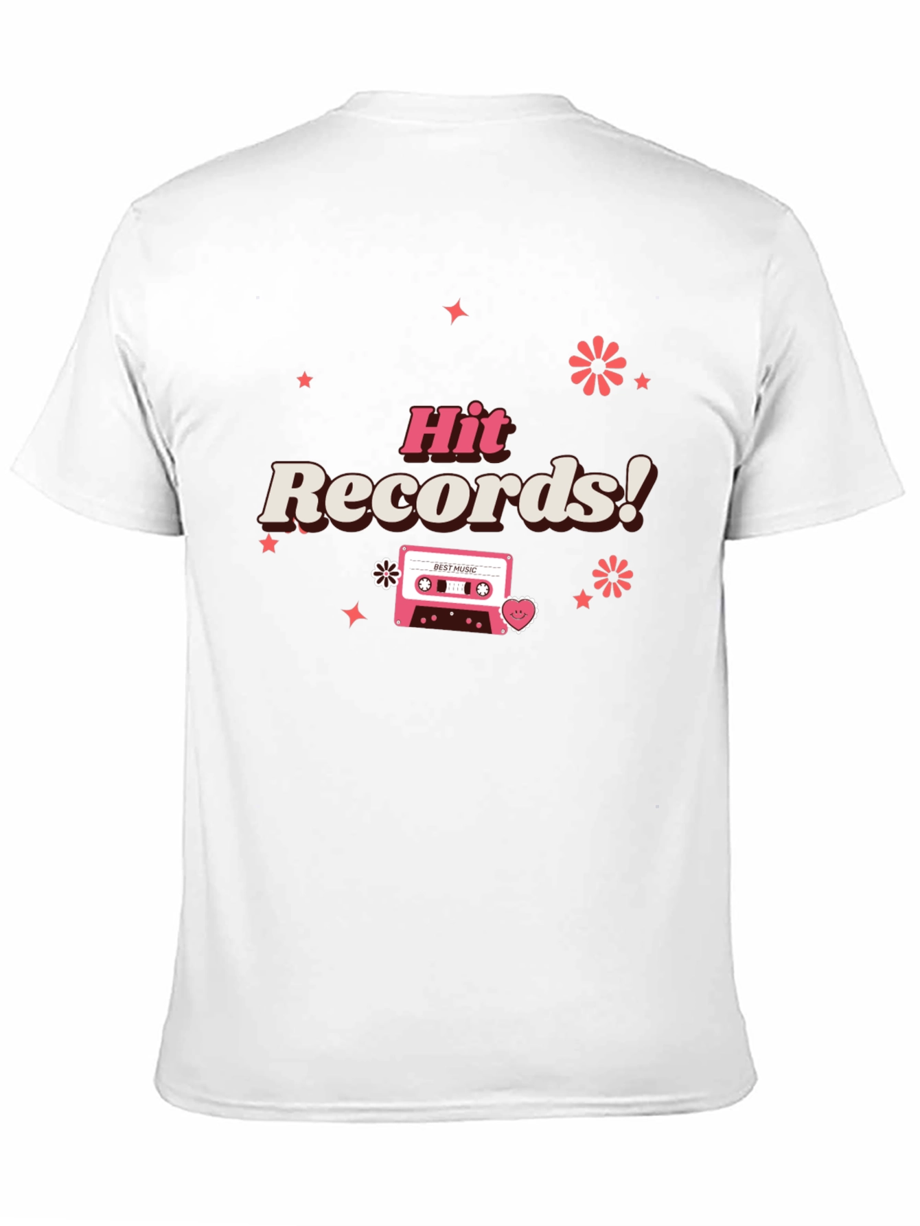 Black Hit Records Retro Cassette Graphic Tee view 11