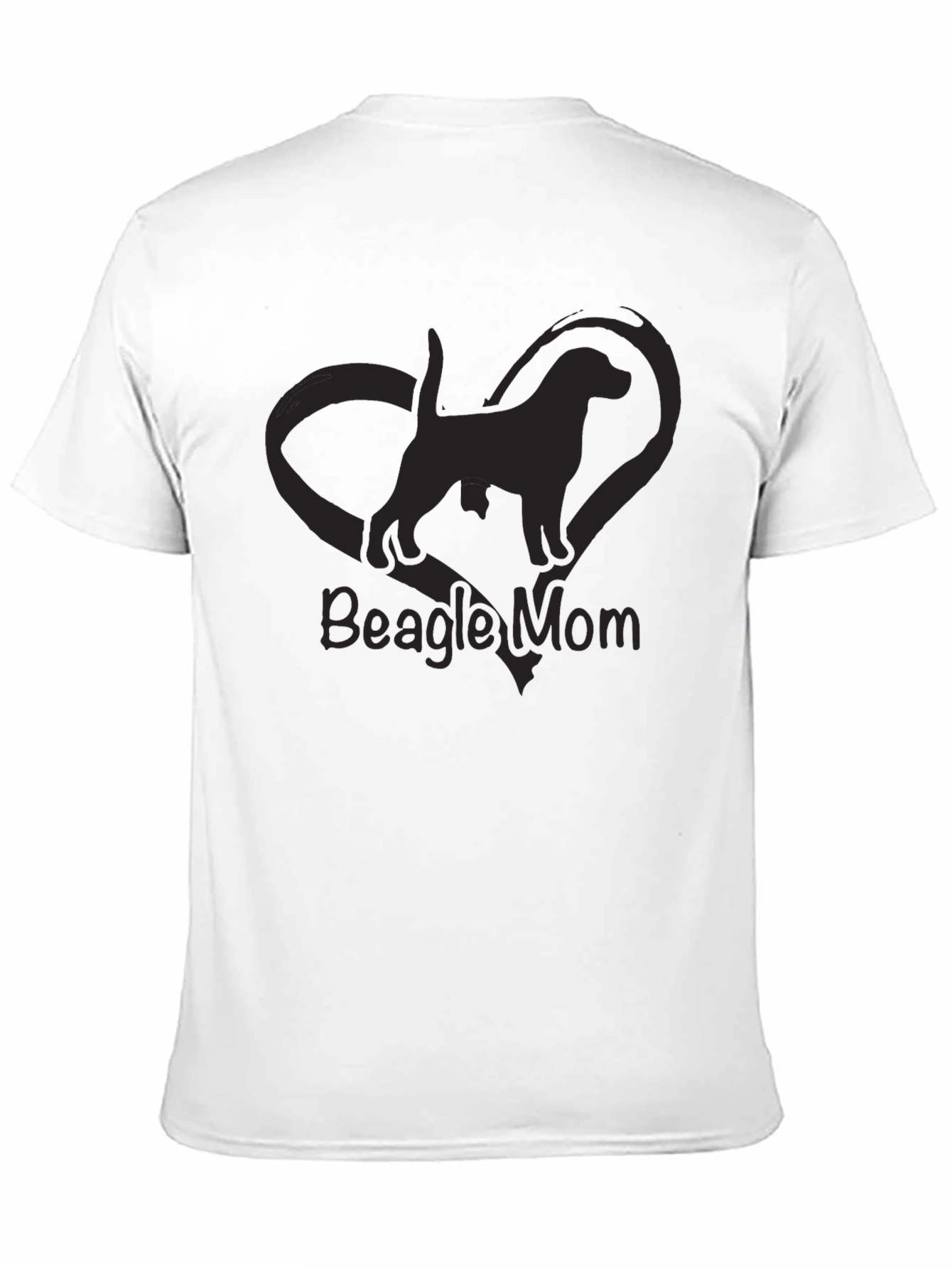 Black Beagle Mom T-Shirt: Cute Dog Lover Tee view 11