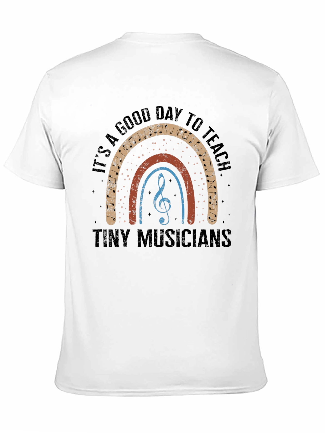 Black Music Teacher T-Shirt: A Good Day to Teach Tiny Musicians view 11