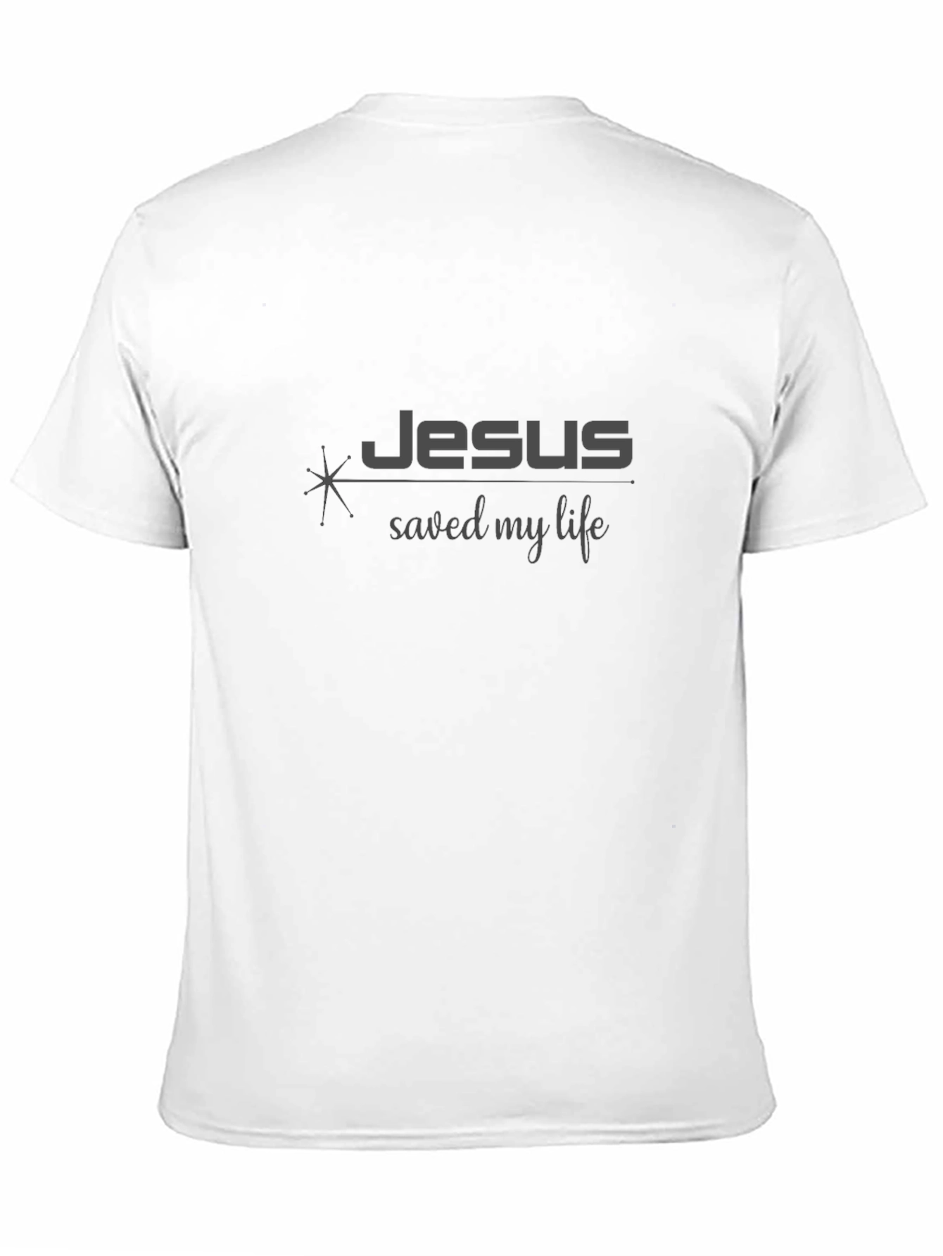 Black Jesus Saved My Life Graphic T-Shirt view 11