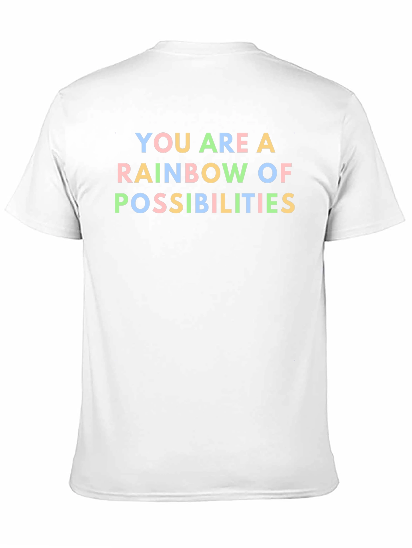 Black Rainbow of Possibilities Graphic T-Shirt view 11
