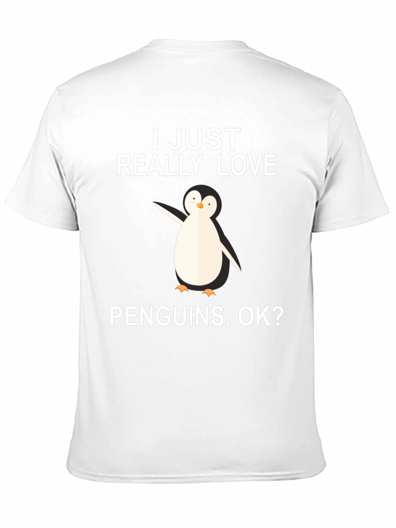 Black Penguin Lover T-Shirt - I Just Really Love Penguins view 11