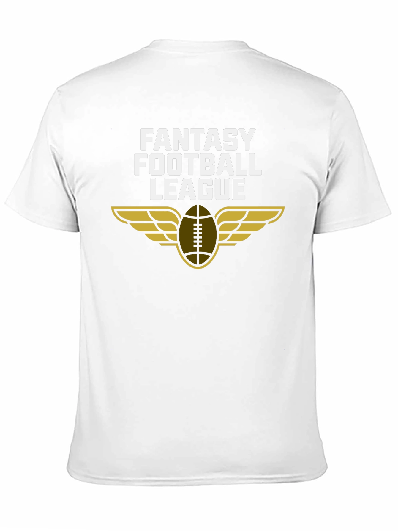 Black Fantasy Football League Graphic T-Shirt view 11