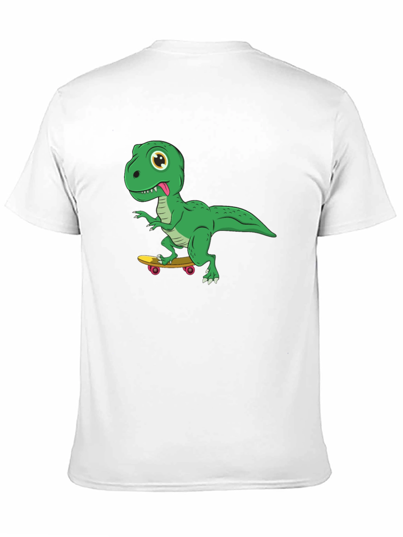 Black Skateboarding Dinosaur Graphic Tee view 11