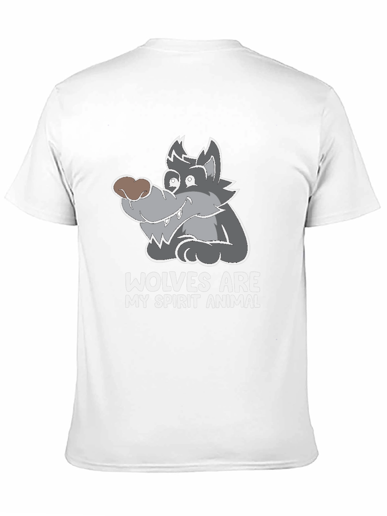 Black Wolves Are My Spirit Animal Graphic Tee - Black view 11