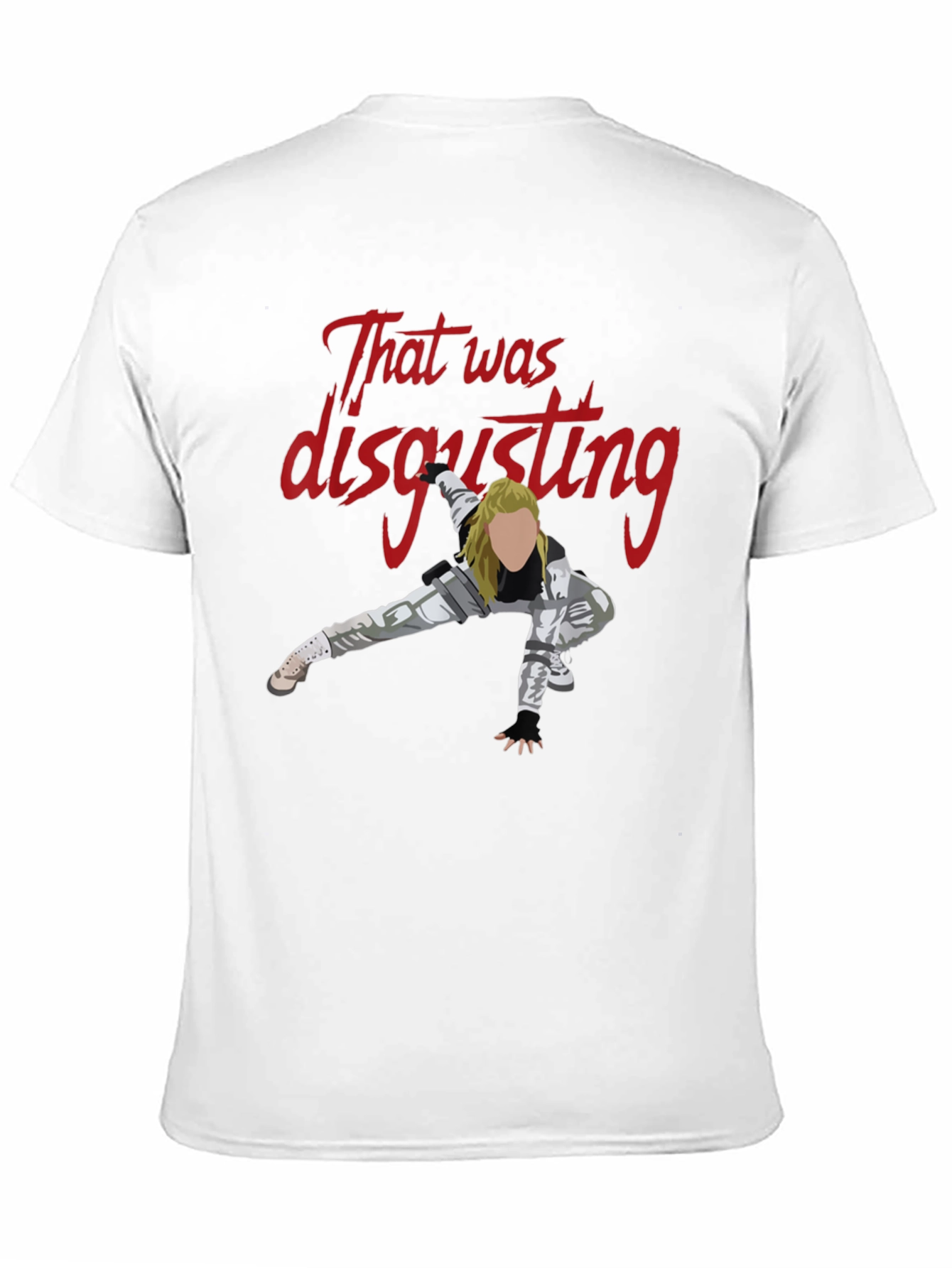 That Was Disgusting Black Graphic Tee - 11