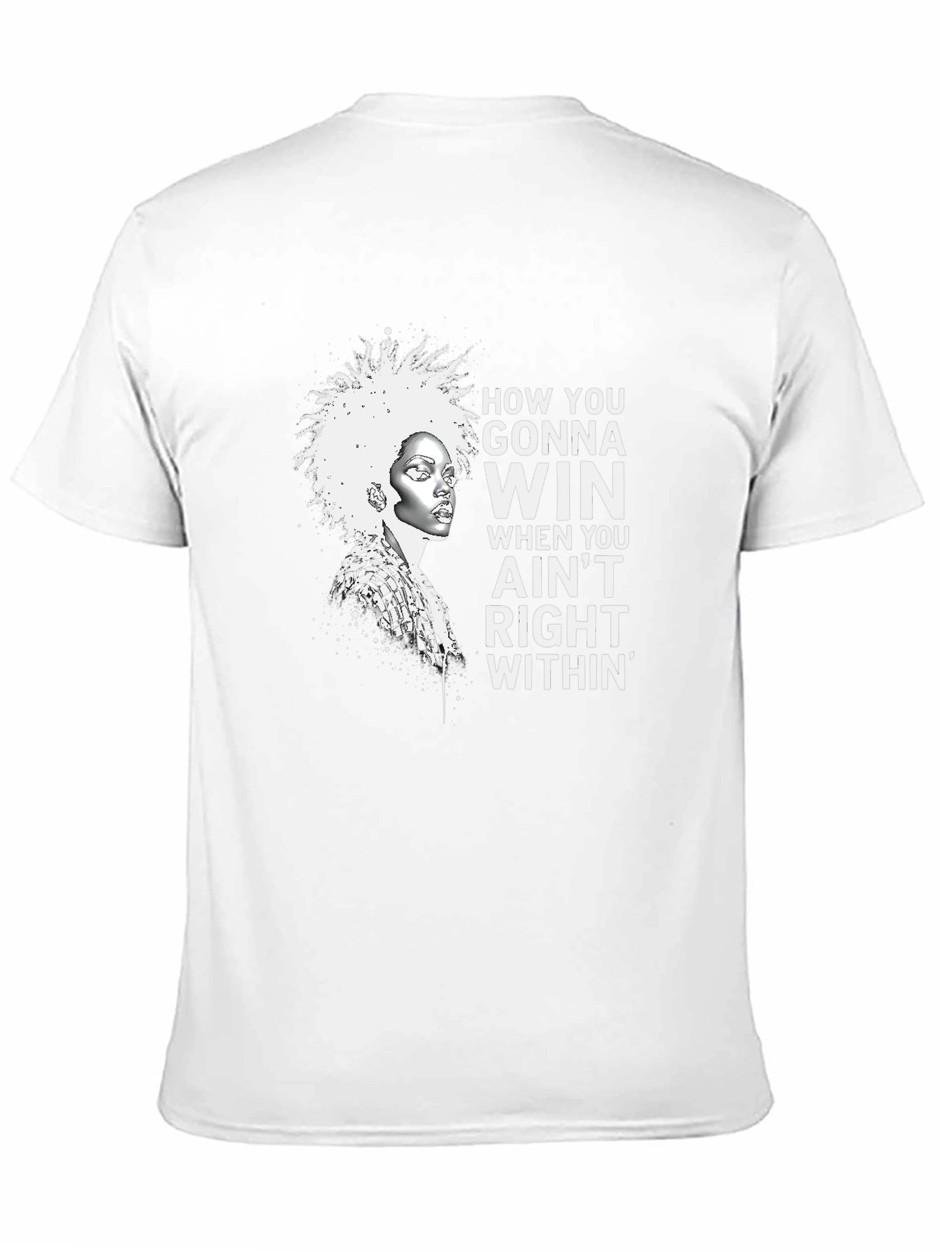 Black Inspirational T-Shirt - Lauryn Hill Quote view 11
