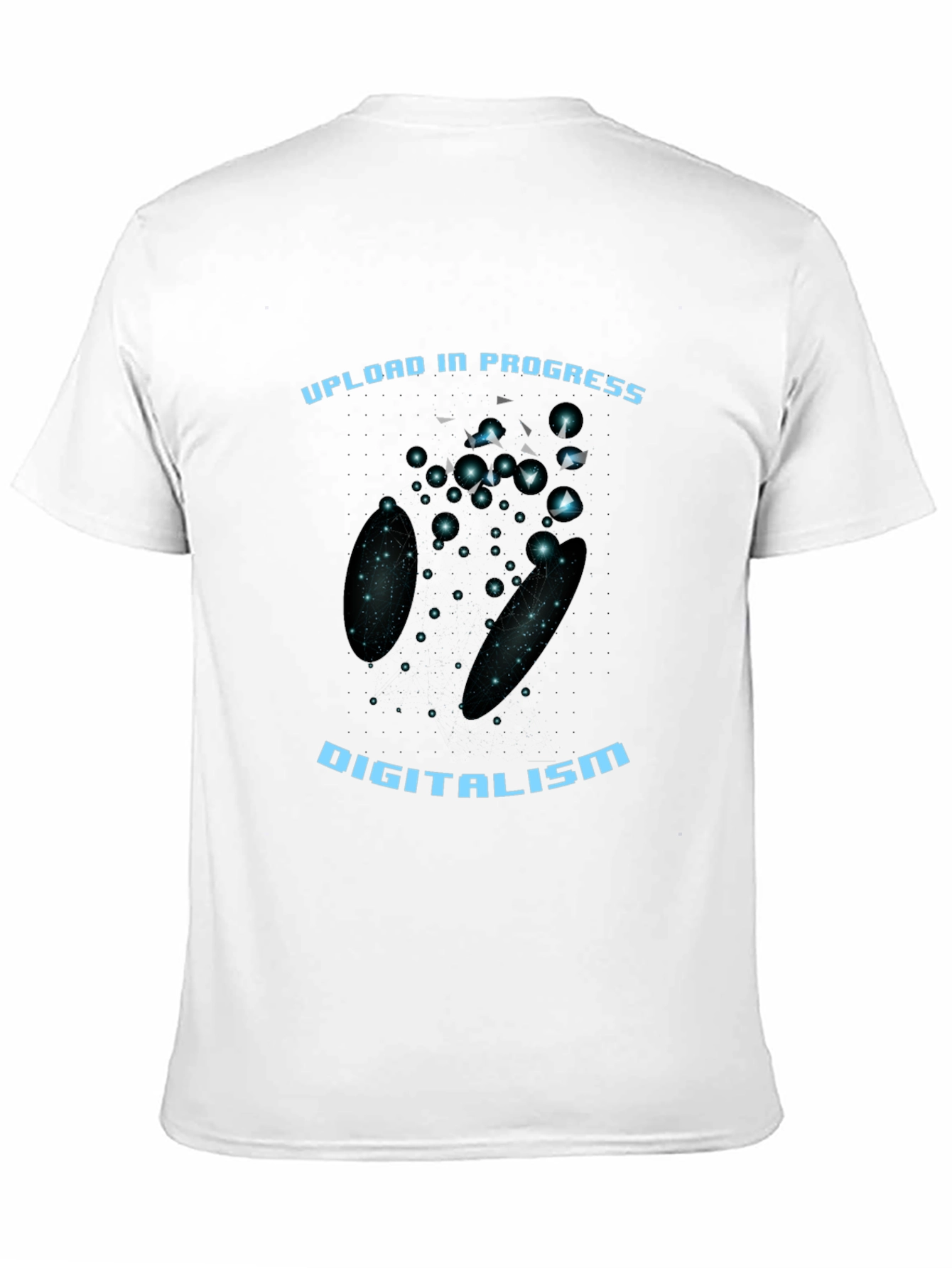 Black Digitalism Upload Black Graphic Tee view 11