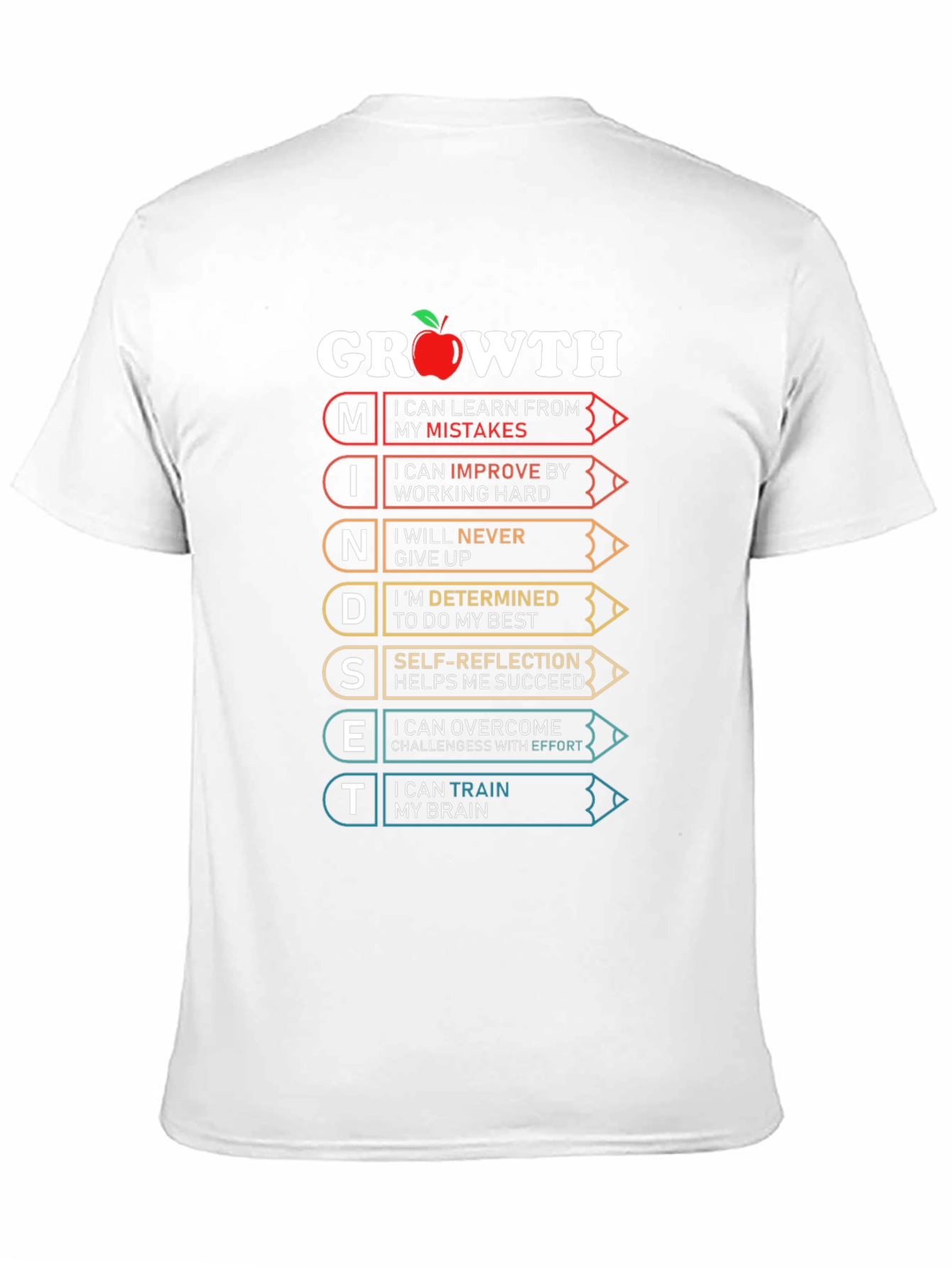 Growth Mindset T-Shirt - Motivational Tee - 11