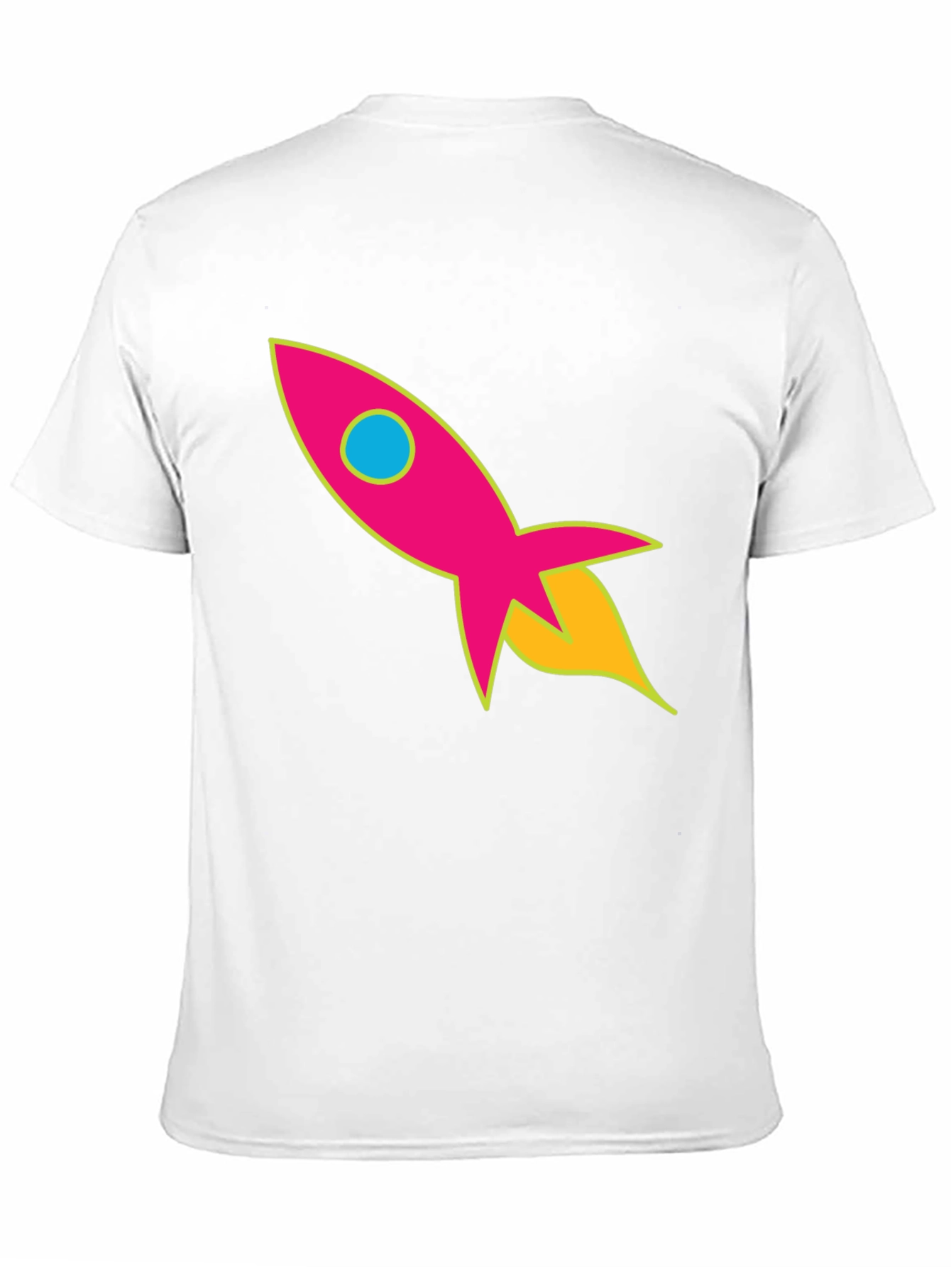 Black Retro Rocket T-Shirt - Blast Off in Style! view 11