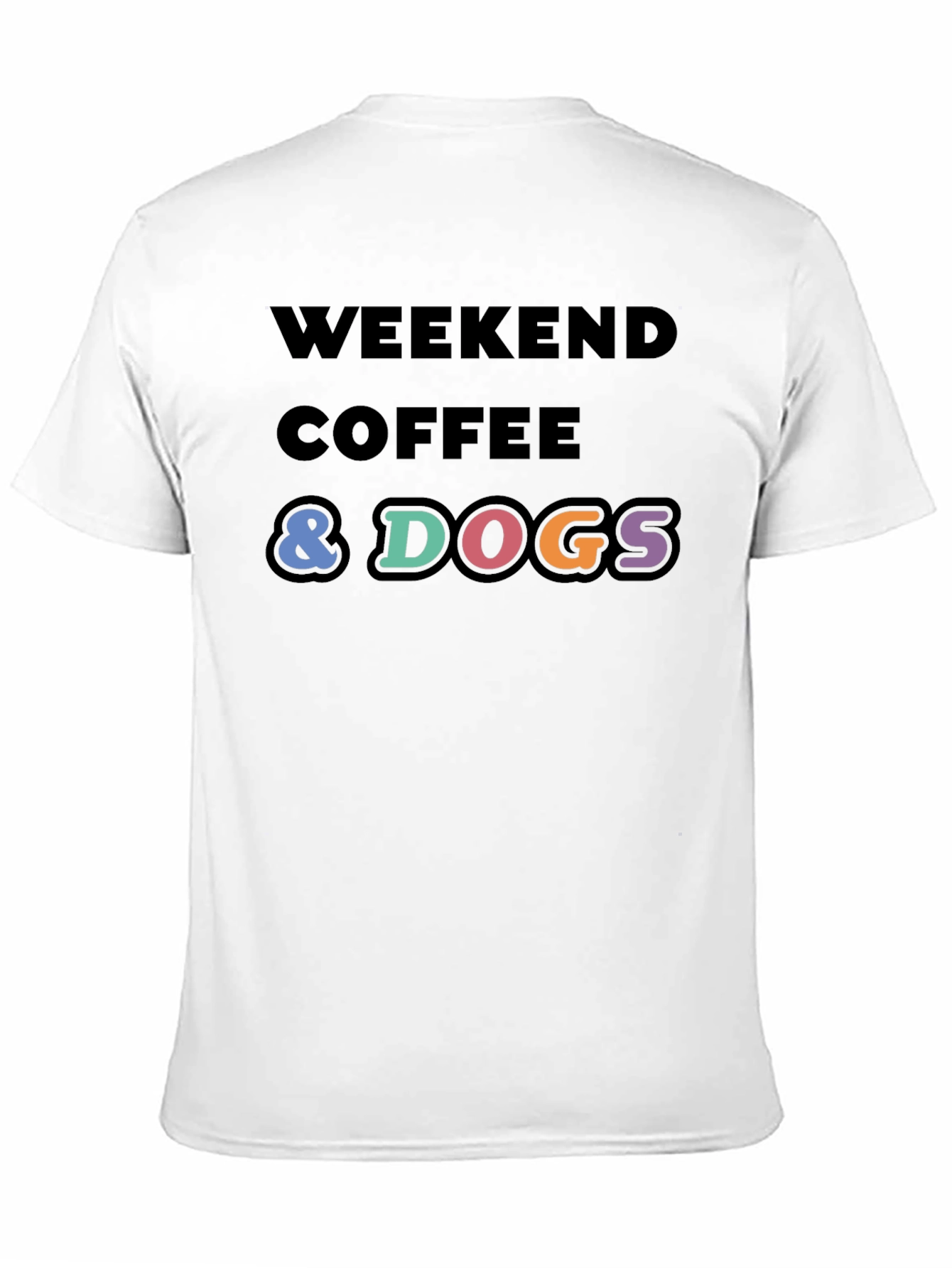 Black Weekend Coffee & Dogs T-Shirt view 11
