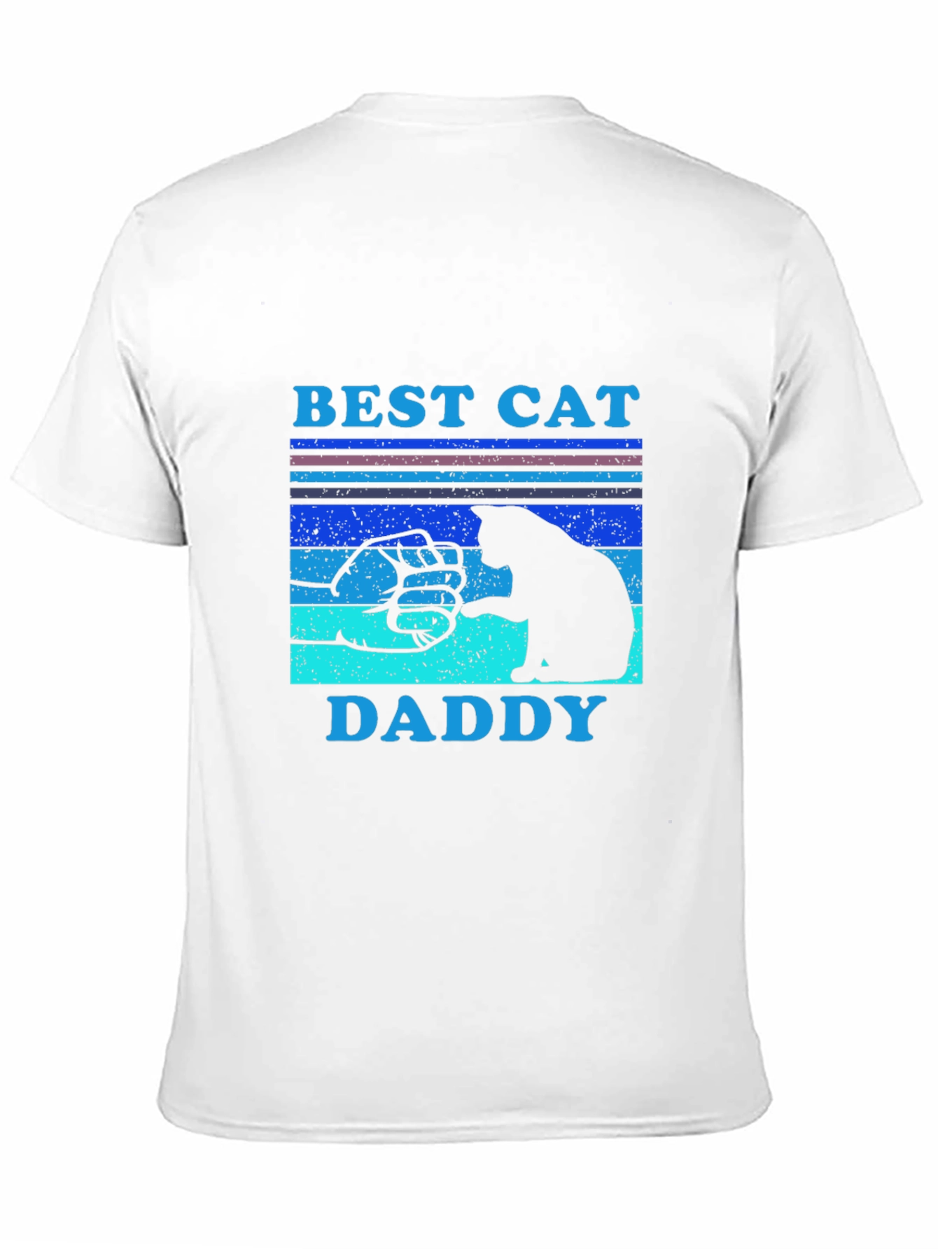 Black Best Cat Daddy T-Shirt - Cat Lover Gift view 11