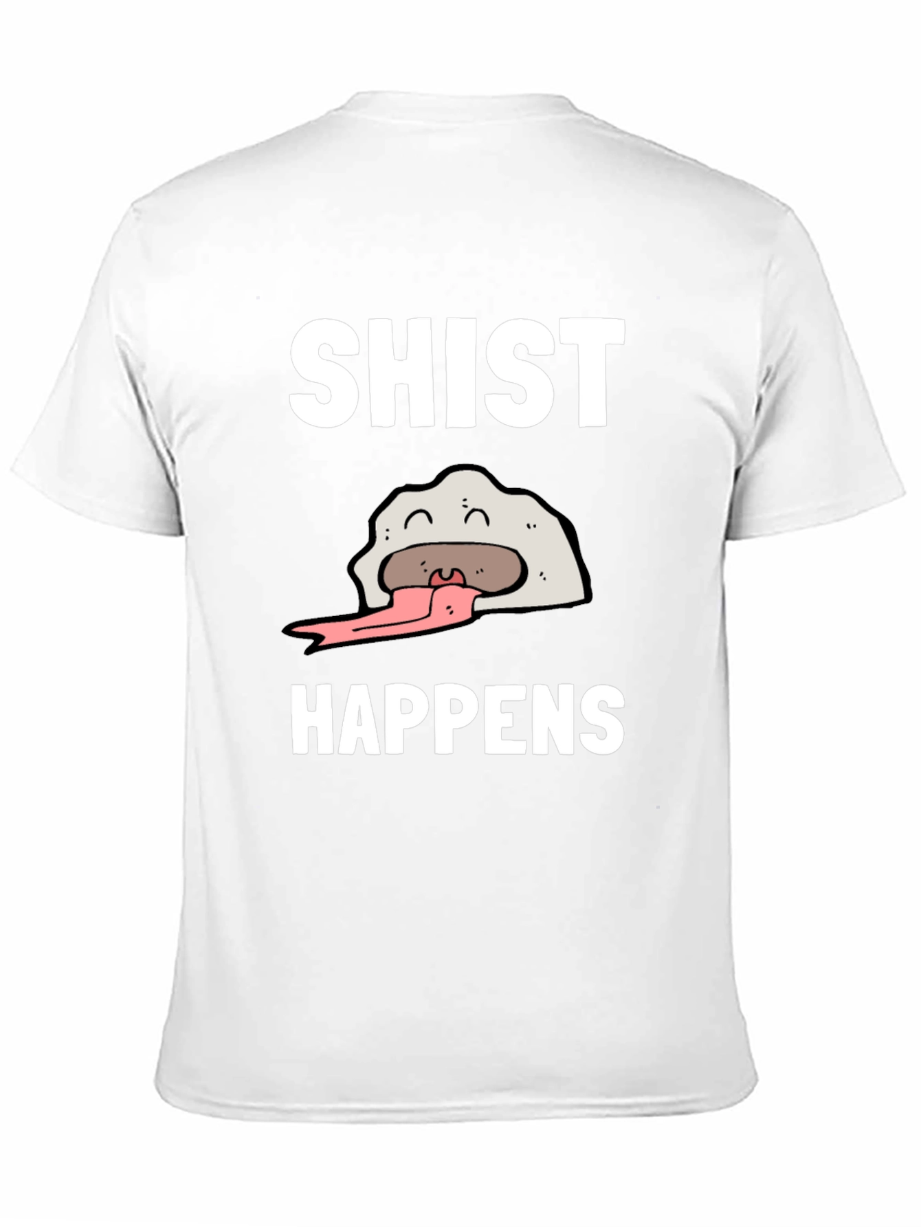 Black Shist Happens Graphic T-Shirt - Funny Dumpling Tee view 11
