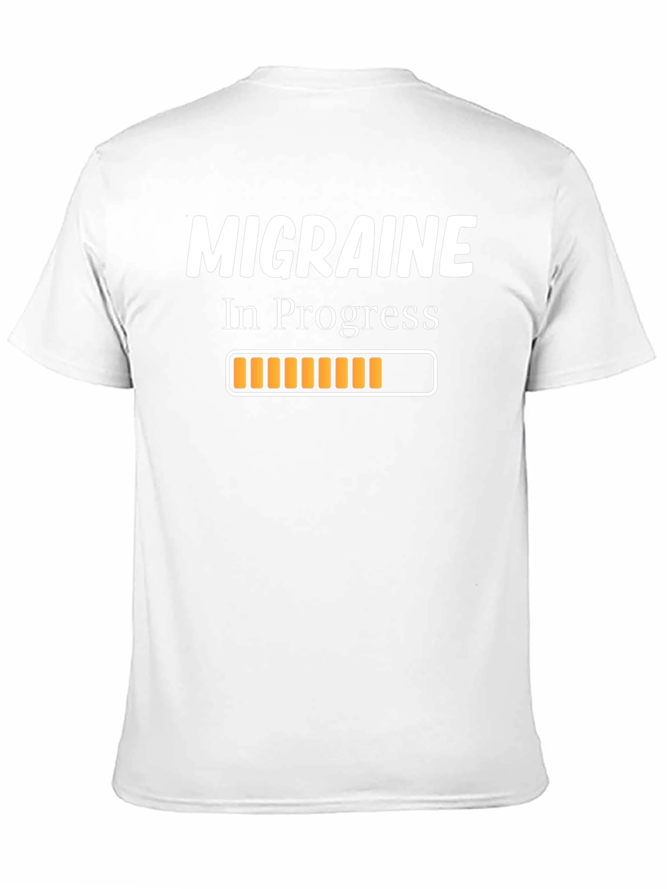 Black Migraine In Progress Funny T-Shirt view 11