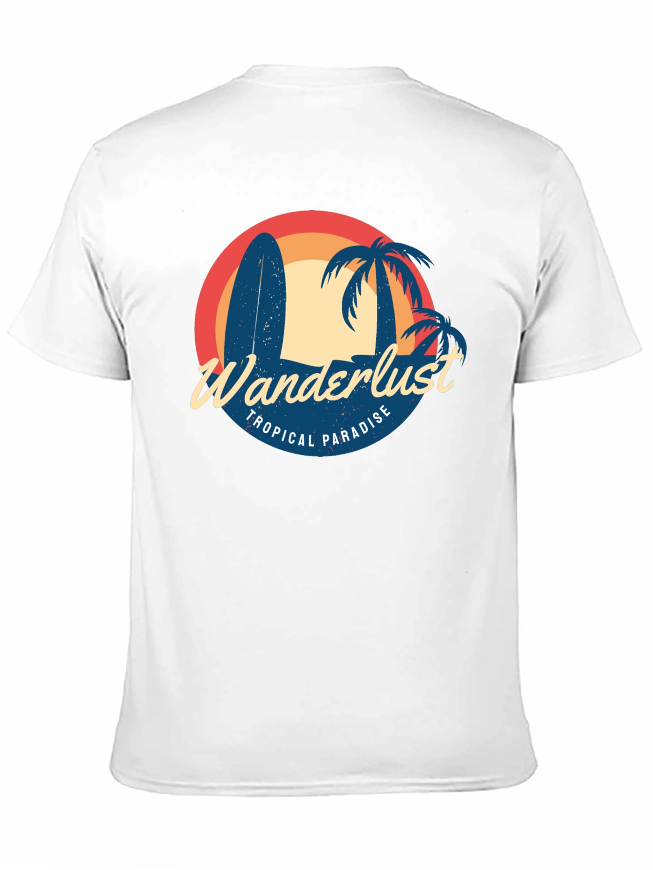 Black Wanderlust Tropical Paradise Graphic Tee view 11