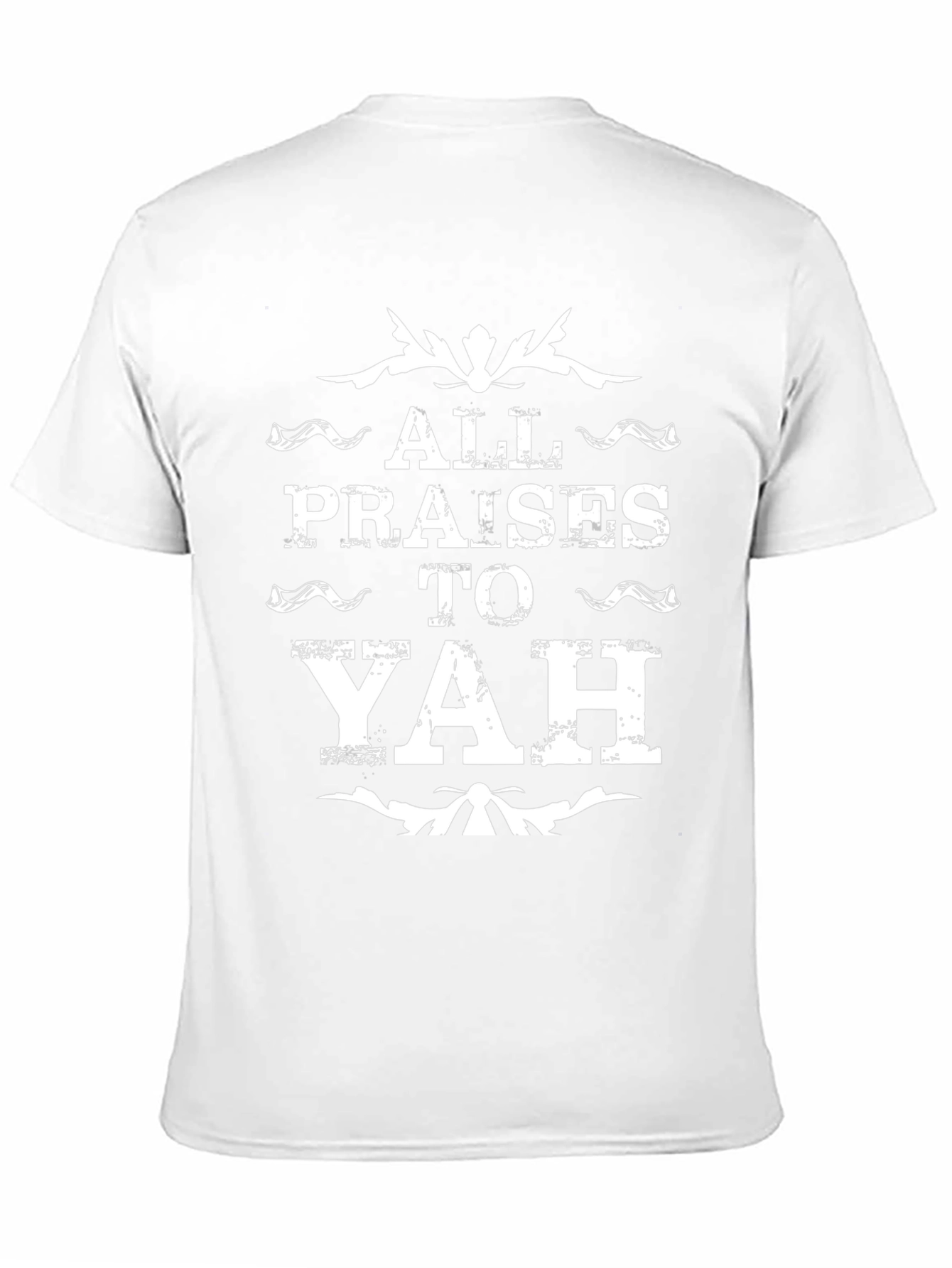 Black All Praises to Yah Black Graphic Tee view 11