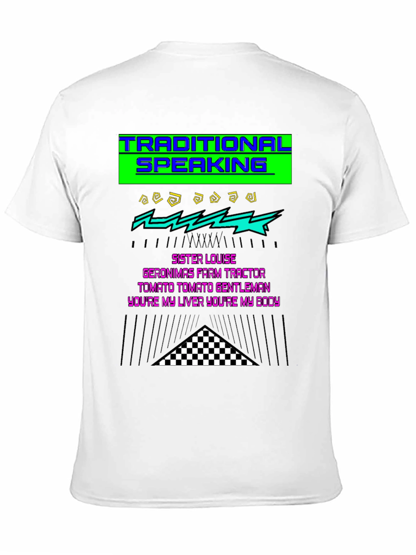 Black Traditional Speaking Graphic T-Shirt view 11