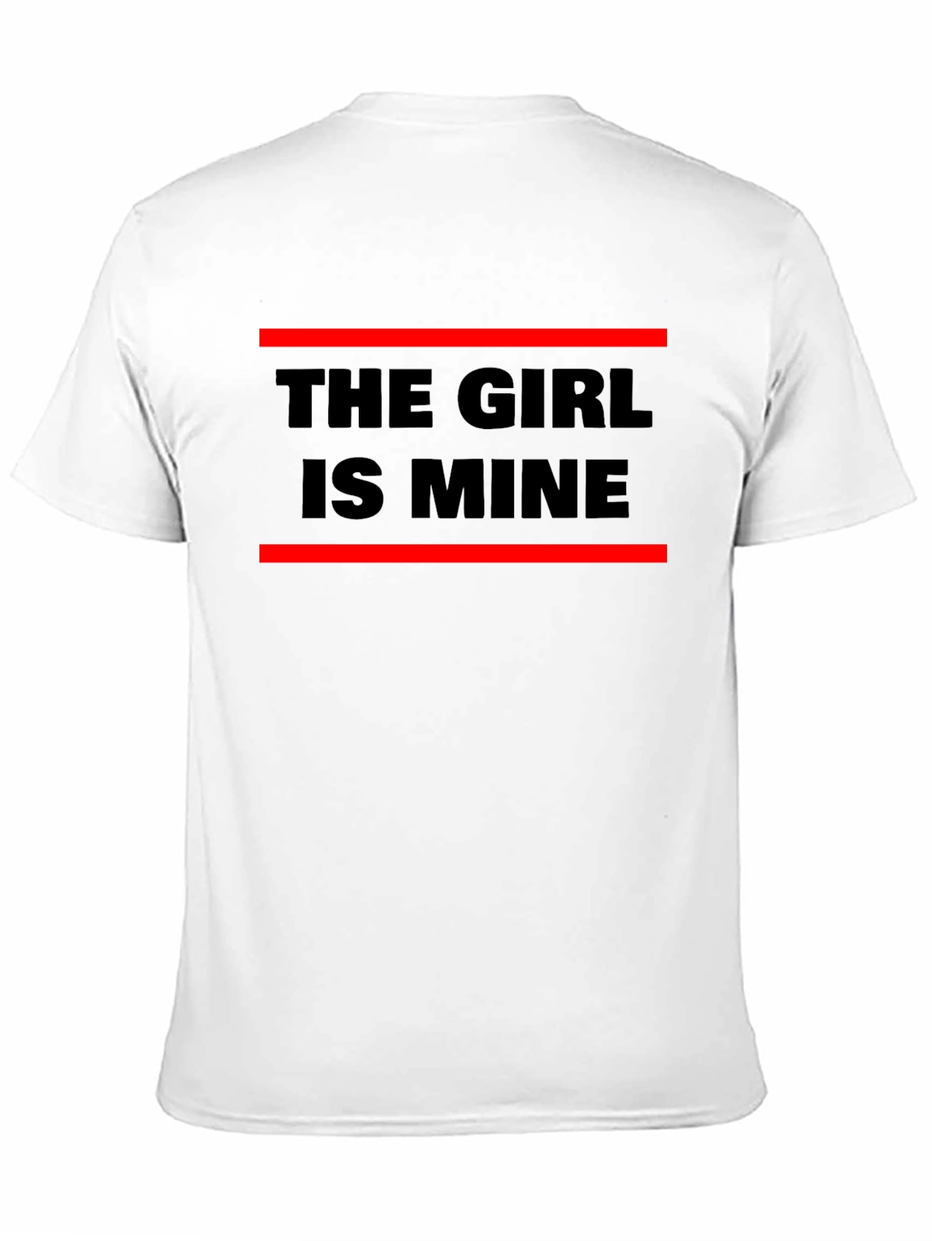 Black The Girl Is Mine Graphic Tee - Black view 11